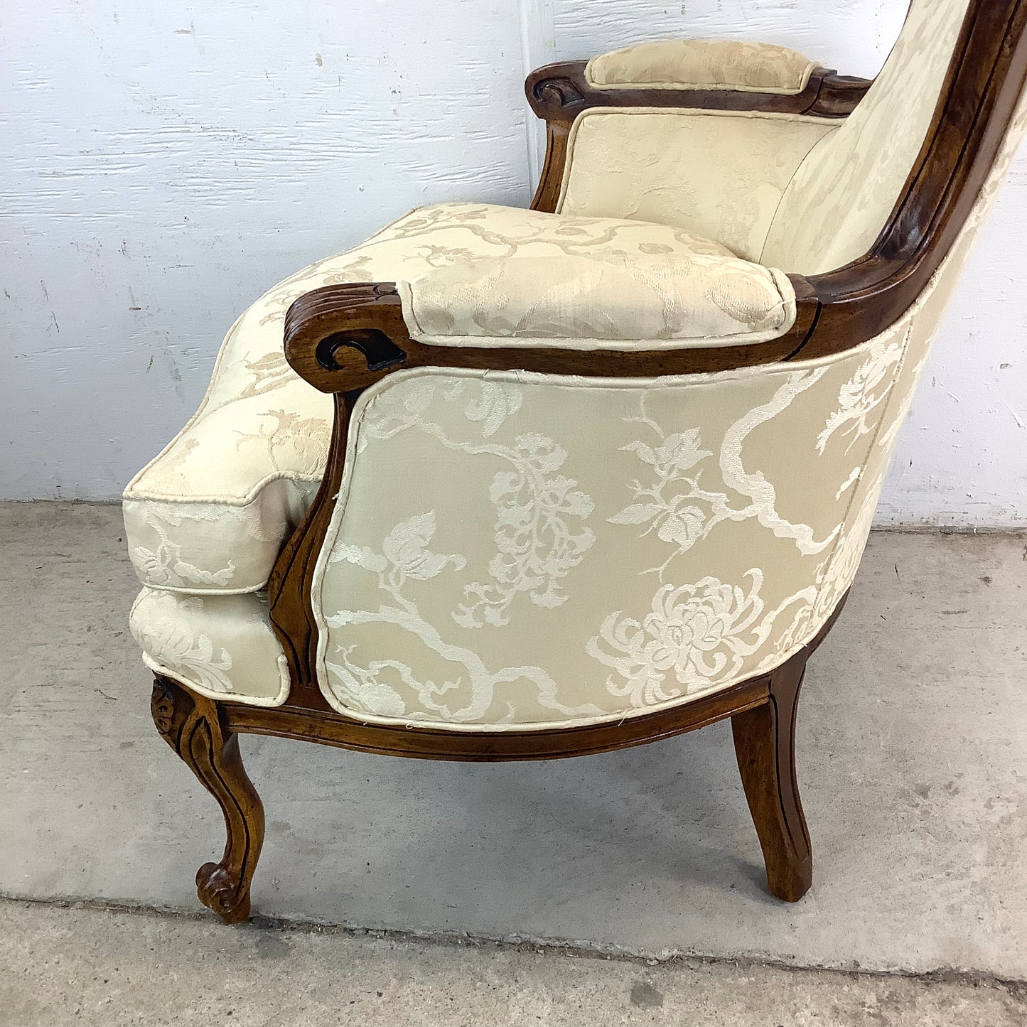 Vintage French Country Armchair by Bernhardt Furniture