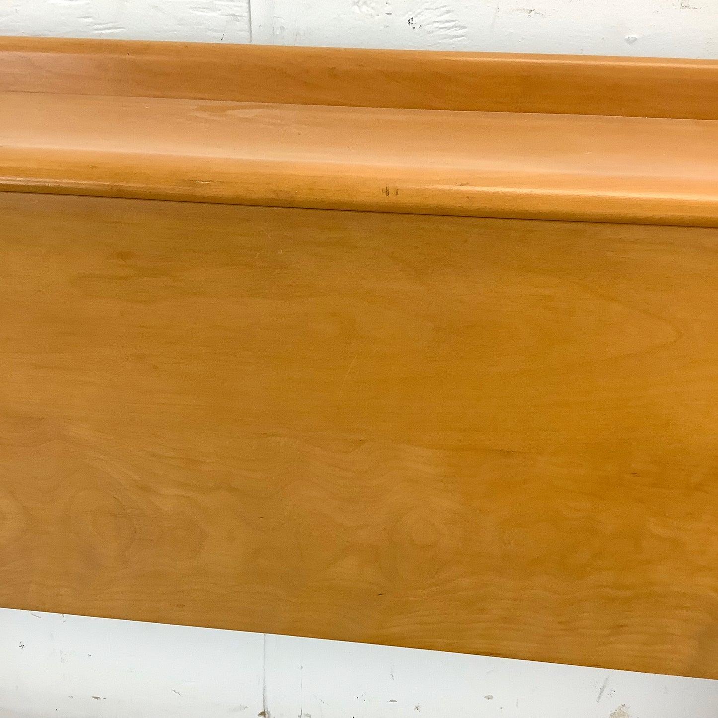 Vintage Storage Headboard With Built in Nightstands by Heywood-Wakefield
