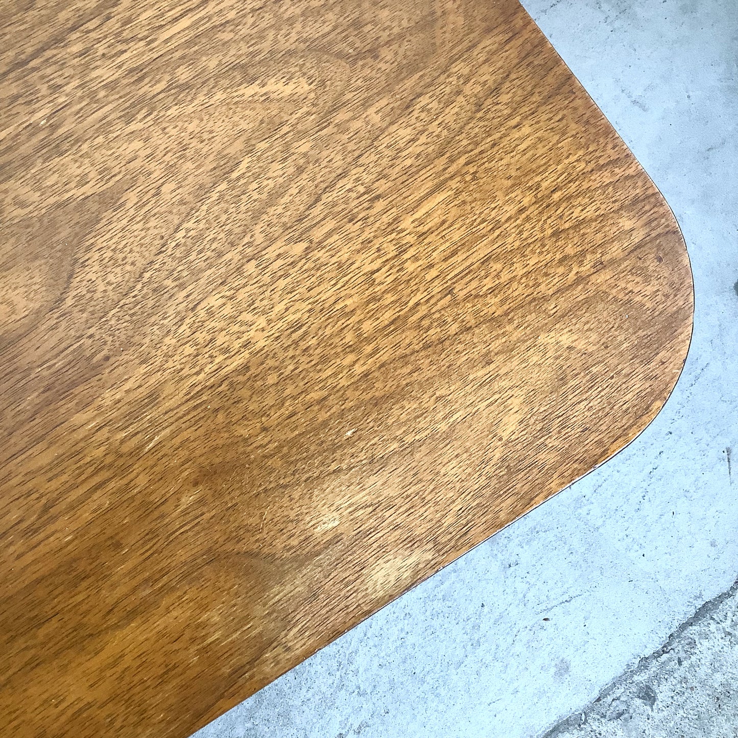 Vintage Mid-Century Walnut Nightstands with Sculpted Door Pulls – Pair