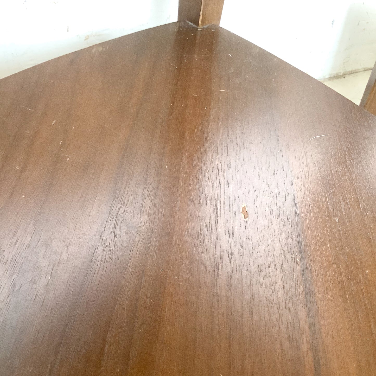 Pair of Two-Tier Triangular End Tables | Mid-Century Modern