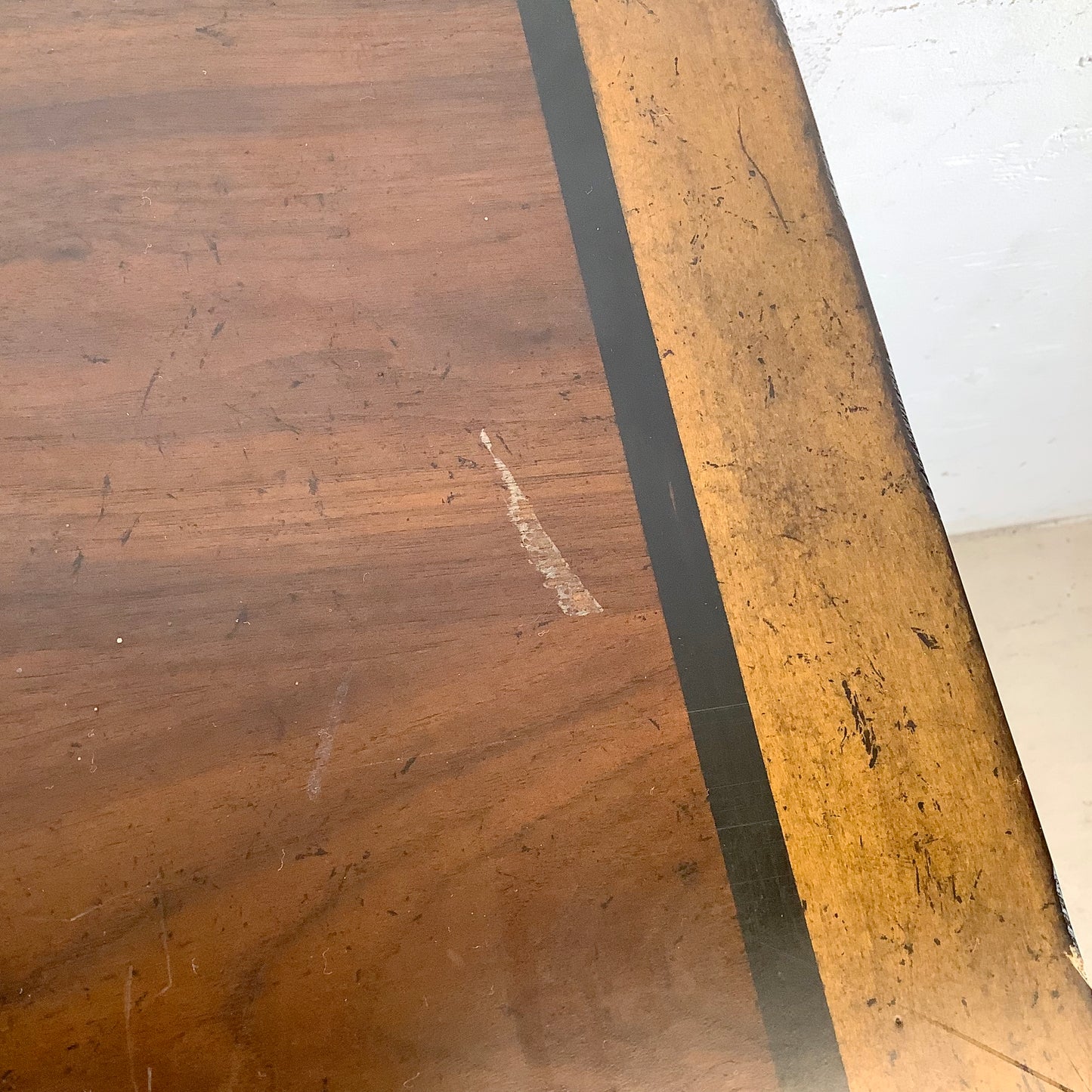 Transitional Two-Drawer Dresser With X Base