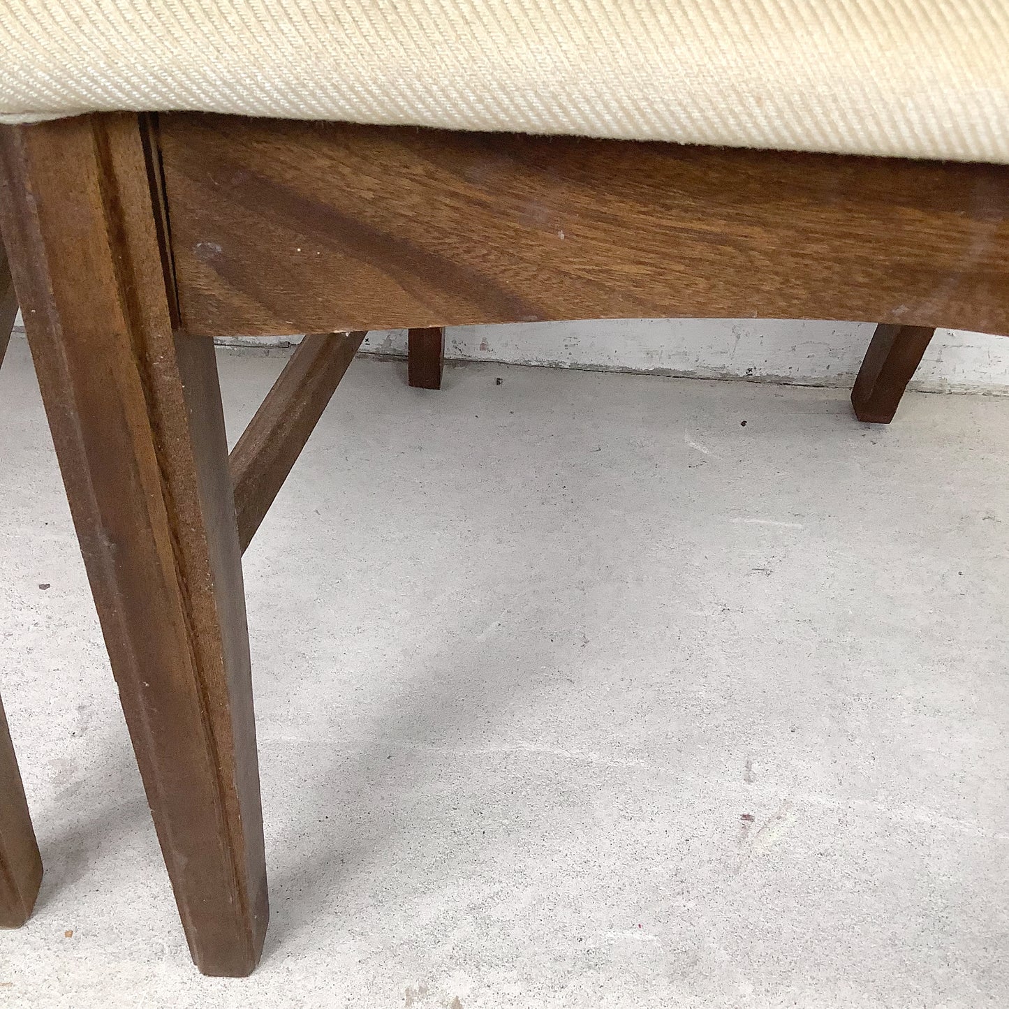 Set of Six Mid-Century Walnut Dining Chairs