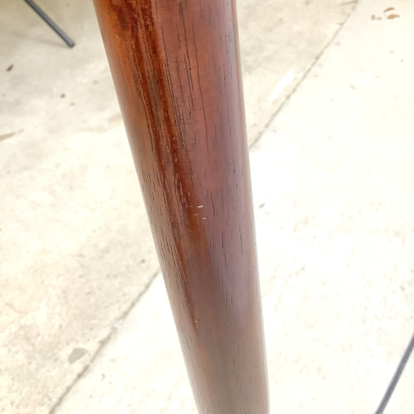  Vintage Mid-Century Modern Sculptural Walnut Floor Lamp in the Style of Laurel Lamp Company