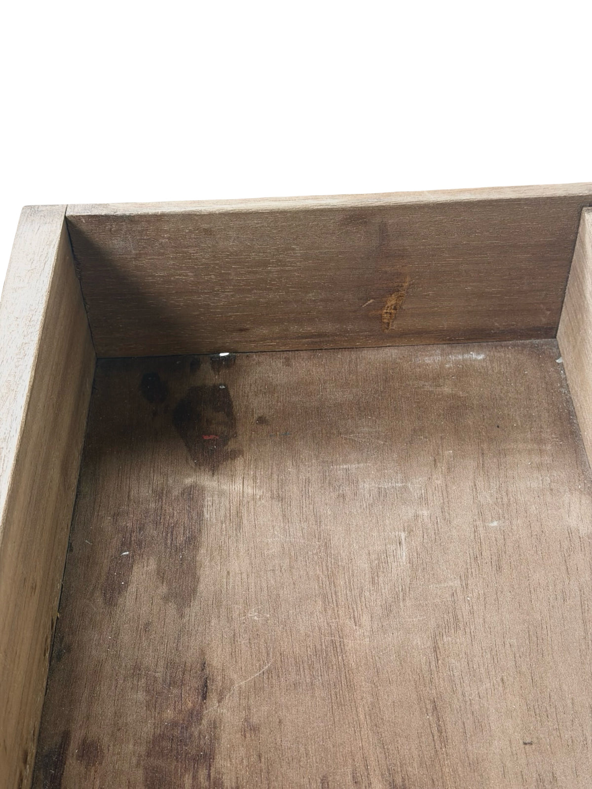Vintage Dutch Baroque Revival Oak Bombé Three-Drawer Chest with Paw Feet