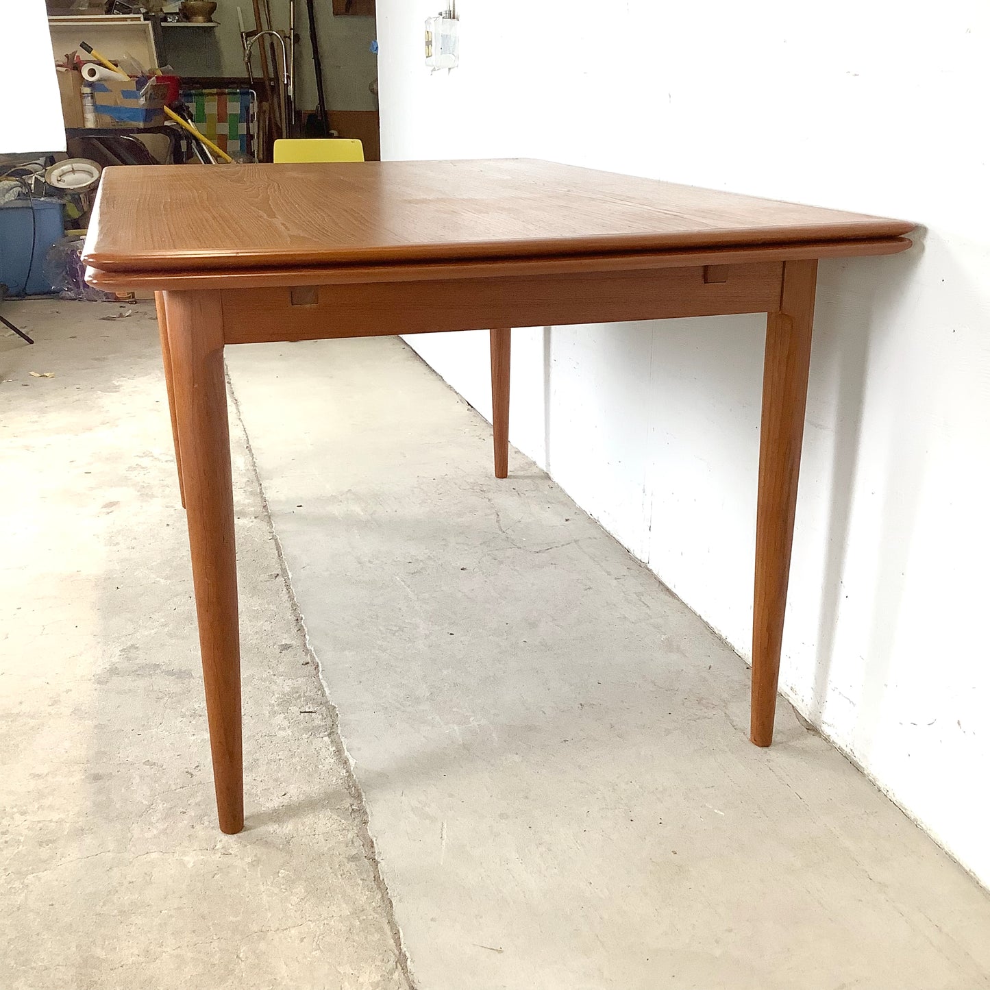 Mid-Century Danish Teak Dining Table with Draw Leaves by Skovmand & Andersen for Moreddi