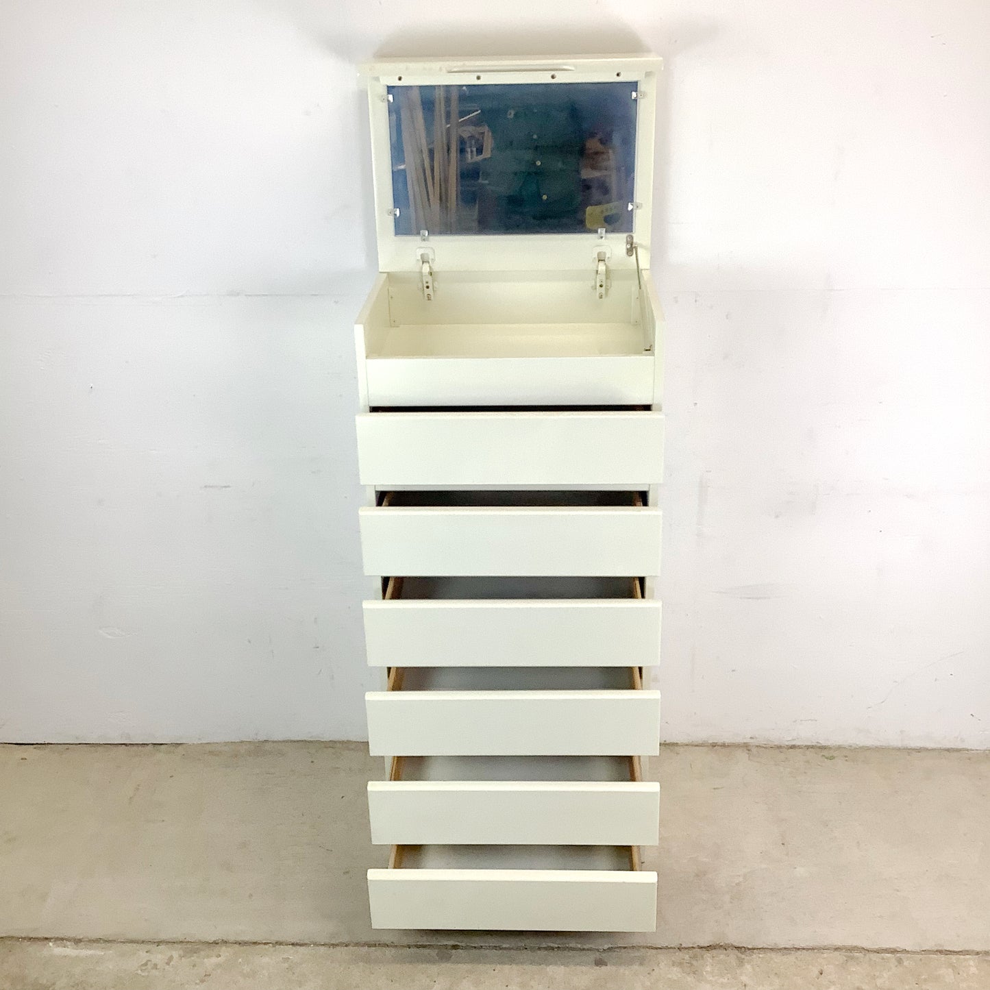 Vintage Modern Lingerie Chest With MIrror