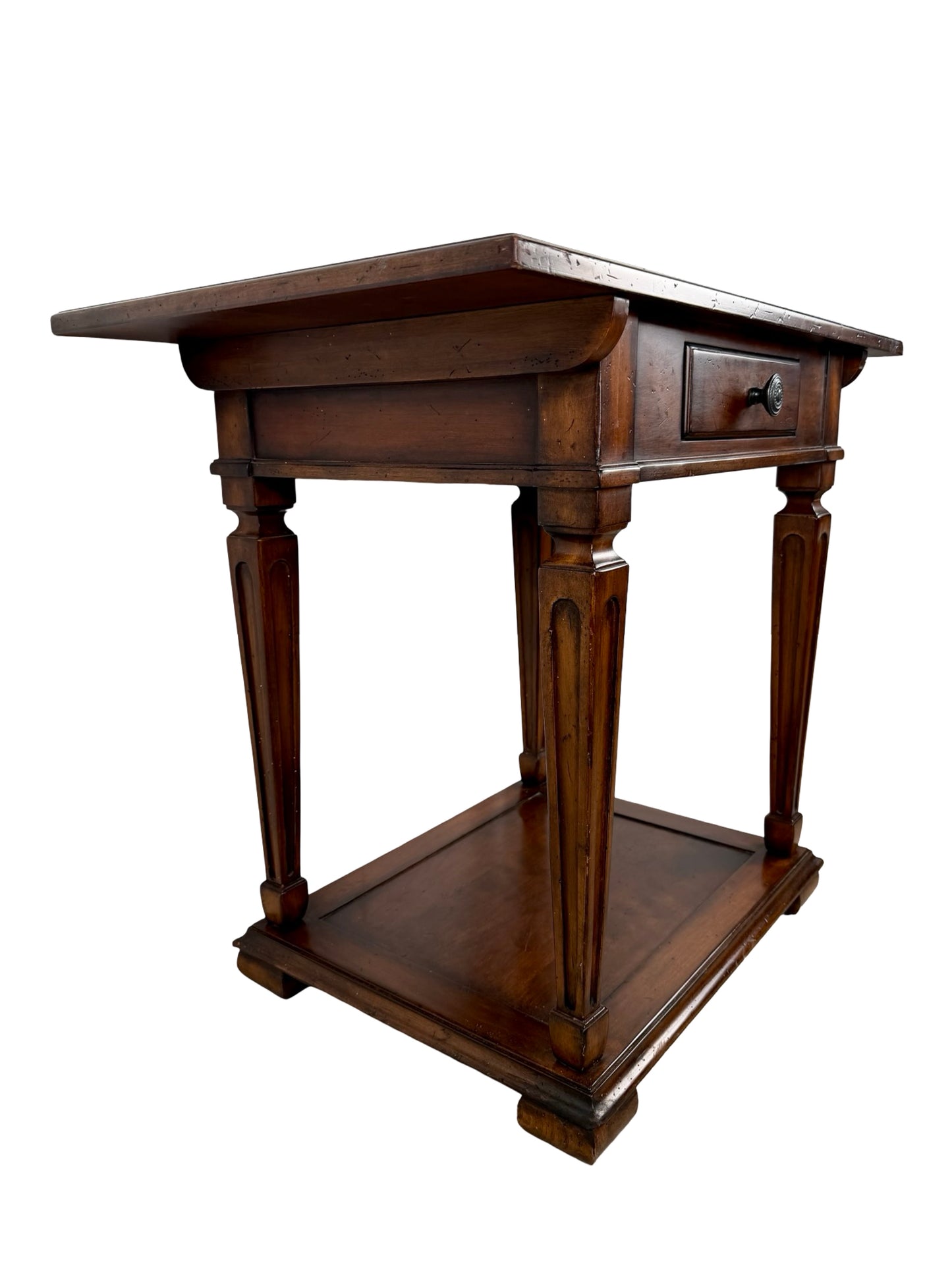 Milling Road by Baker Furniture Vintage Side Table with Drawer