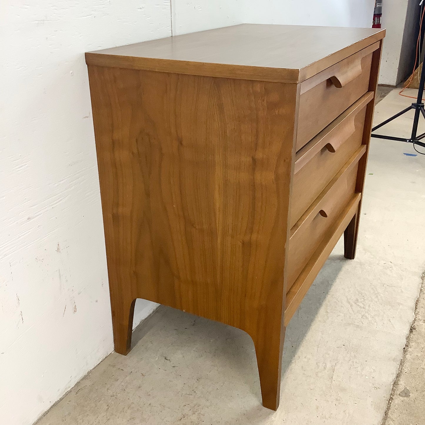 Mid-Century Three Drawer Dresser by Johnson Carper