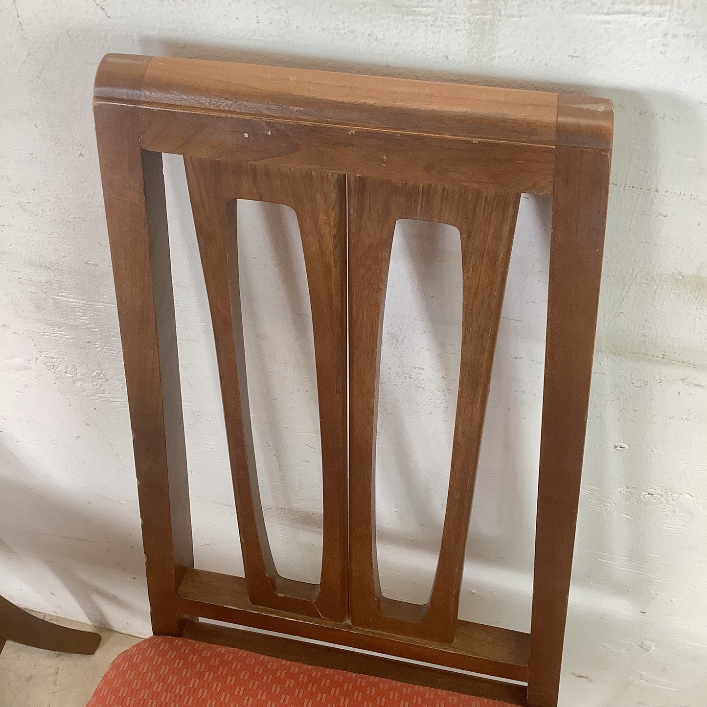 Young Manufacturing attr. Walnut High-Back Dining Chairs — A Set of Six MCM Chairs