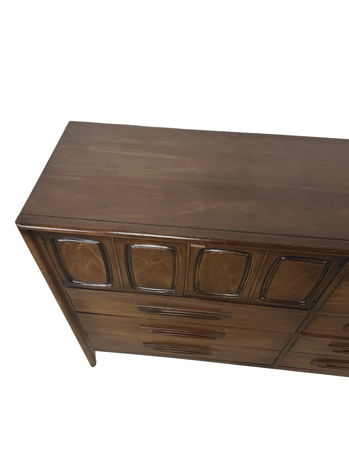 Broyhill Emphasis Mid-Century Modern Gentleman’s Chest — Eight-Drawer Dresser