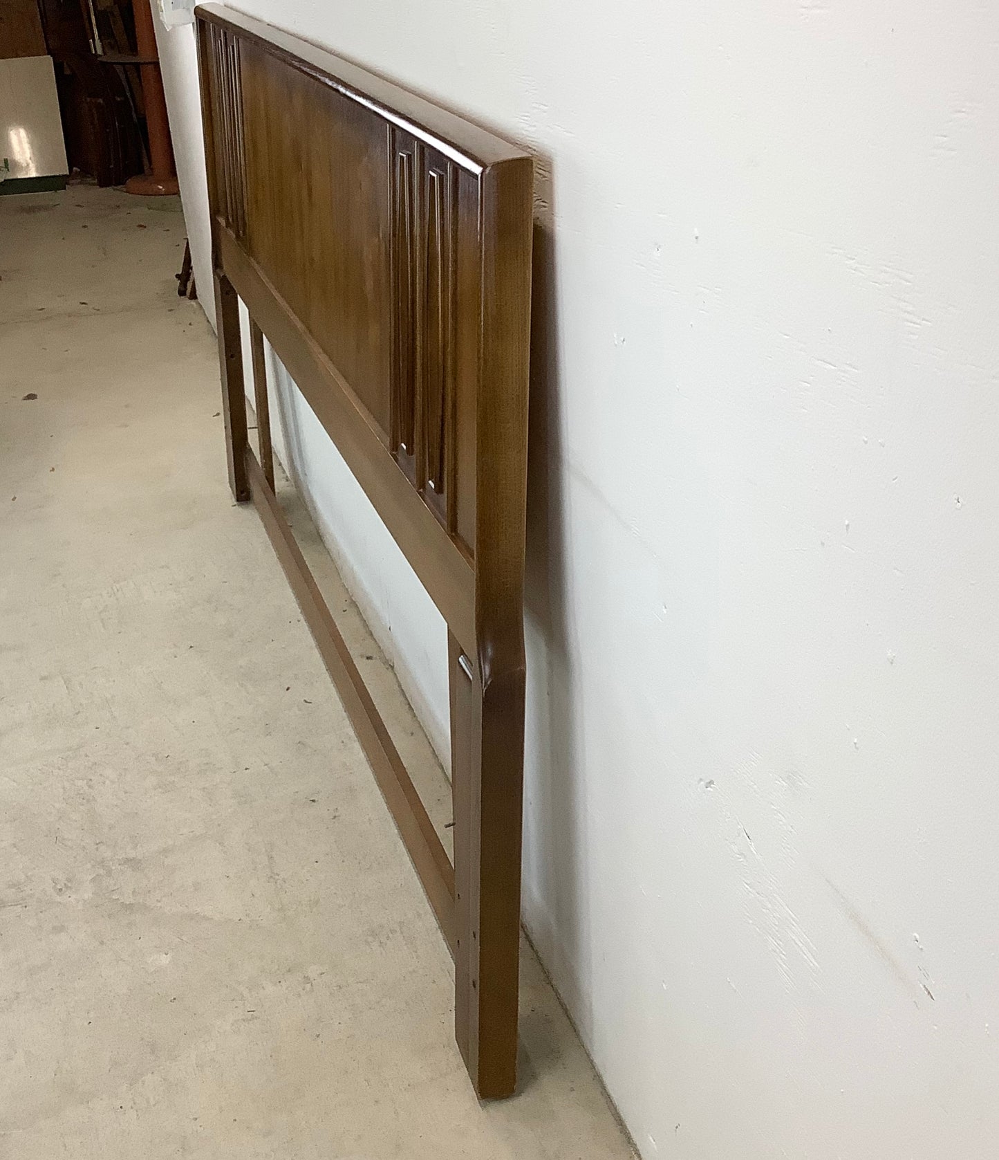 Mid-Century King Walnut Headboard