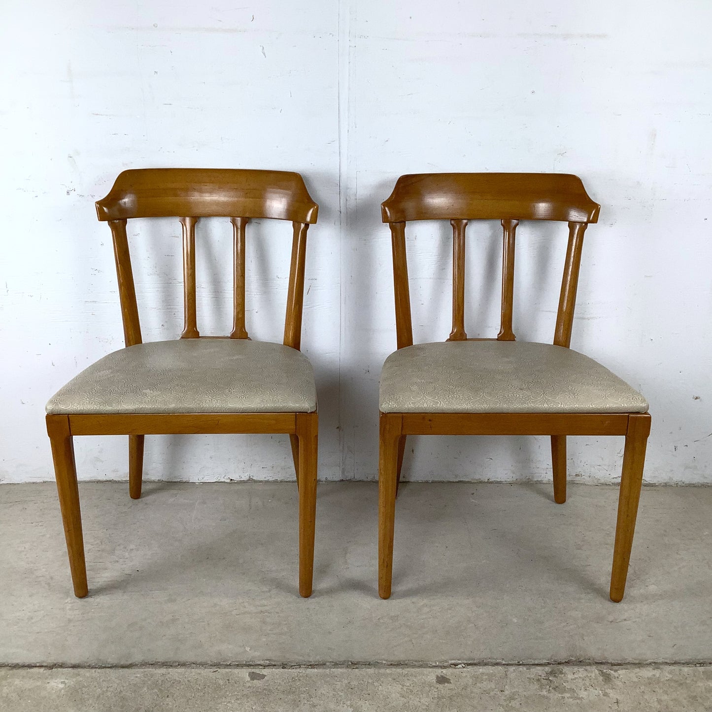 Tomlinson Mid-Century Modern Dining Chairs — Set of Six