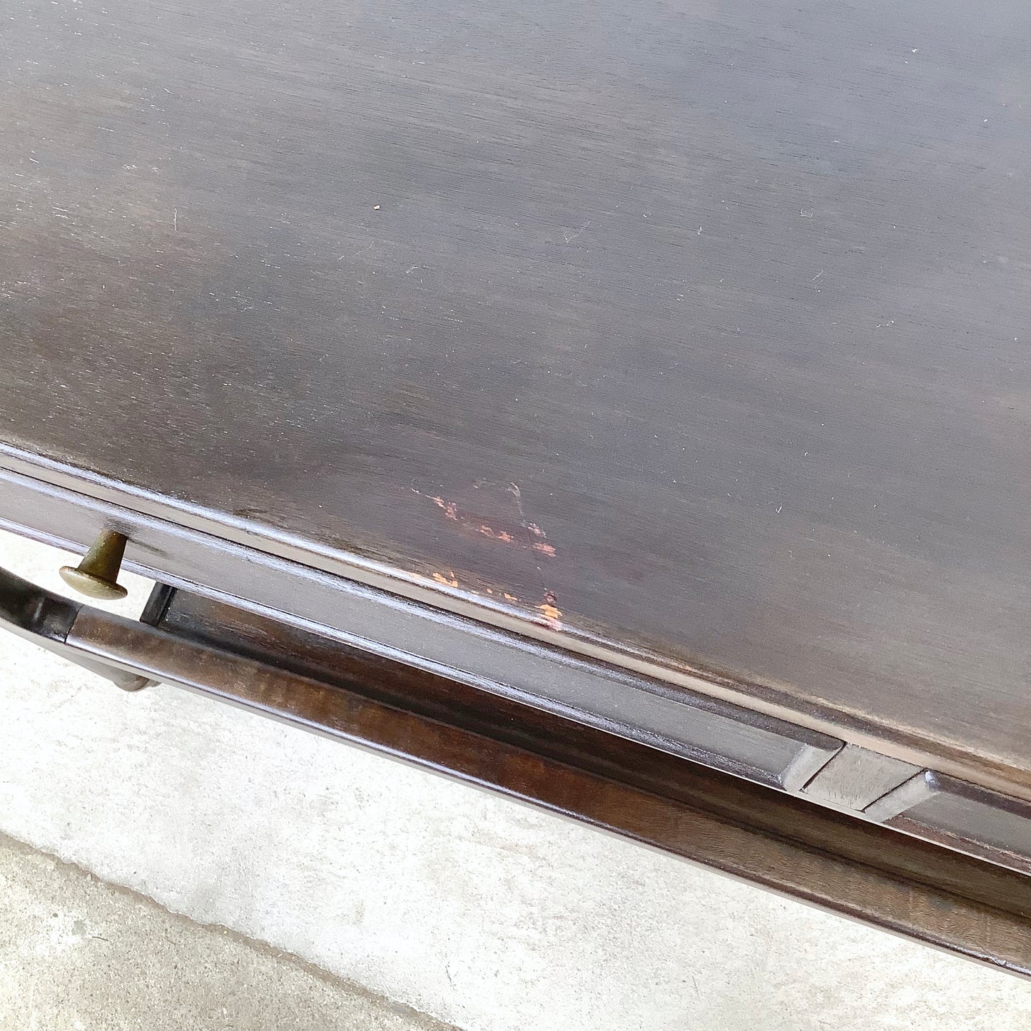 Mid-Century Mt. Airy Facade Rolling Bar Cart