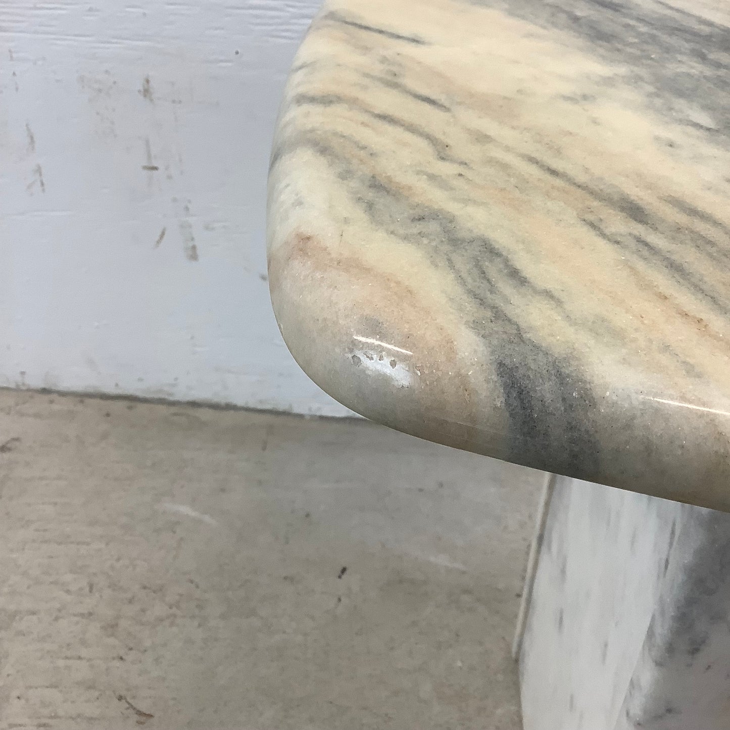 Vintage Modern Marble End Table