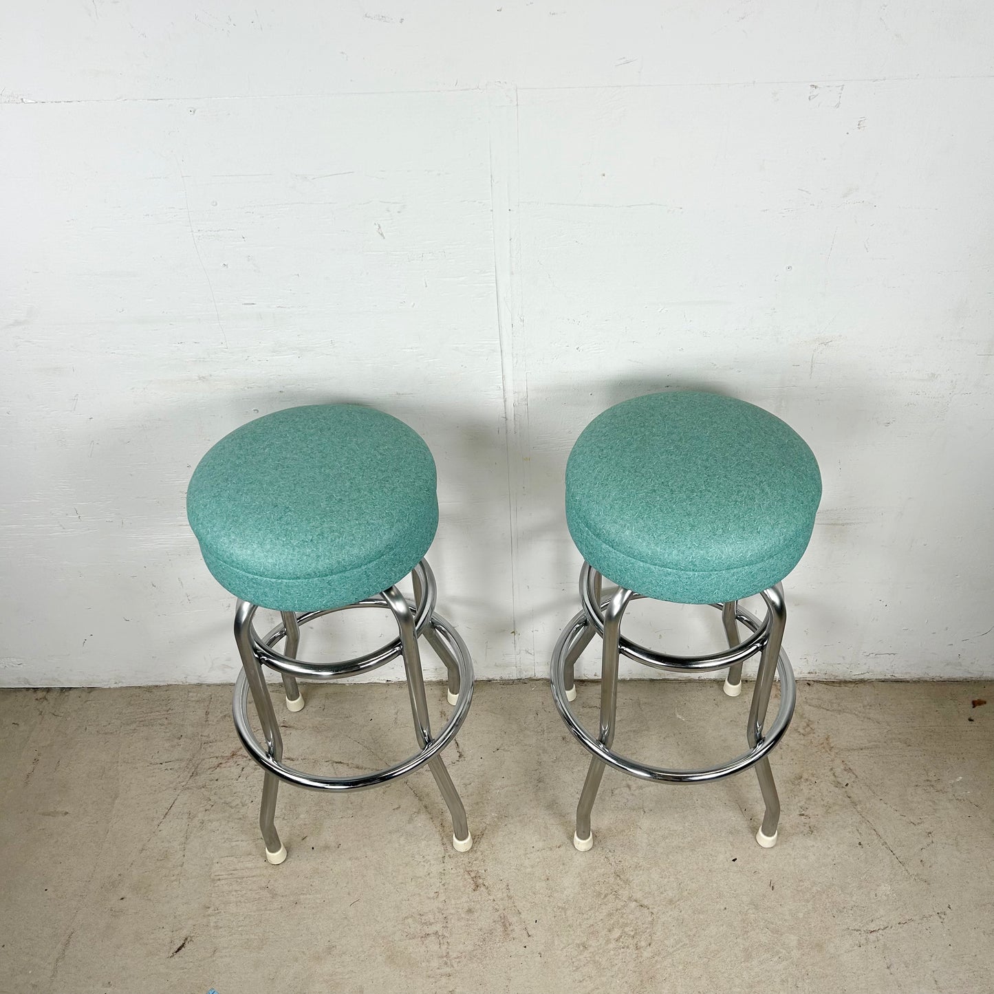 Vintage Swivel Barstools- Set of Six