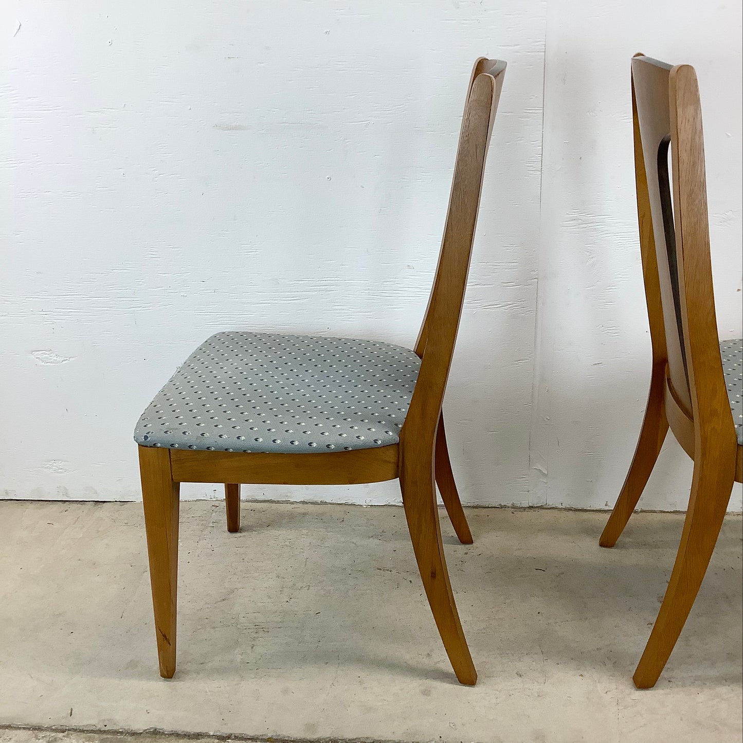 Mid-Century Brasilia Style Dining Chairs- Four