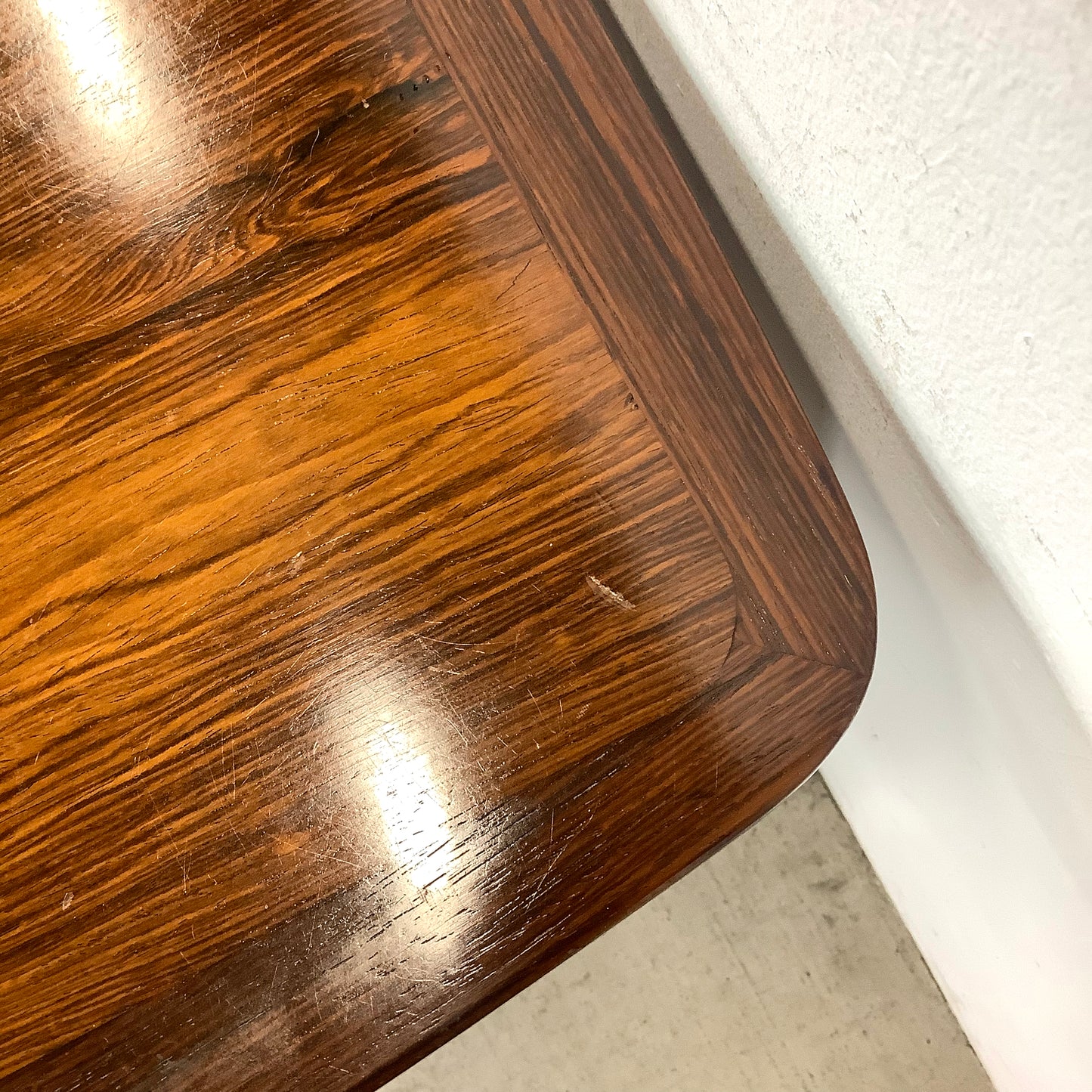 Scandinavian Modern Rosewood Dining Table