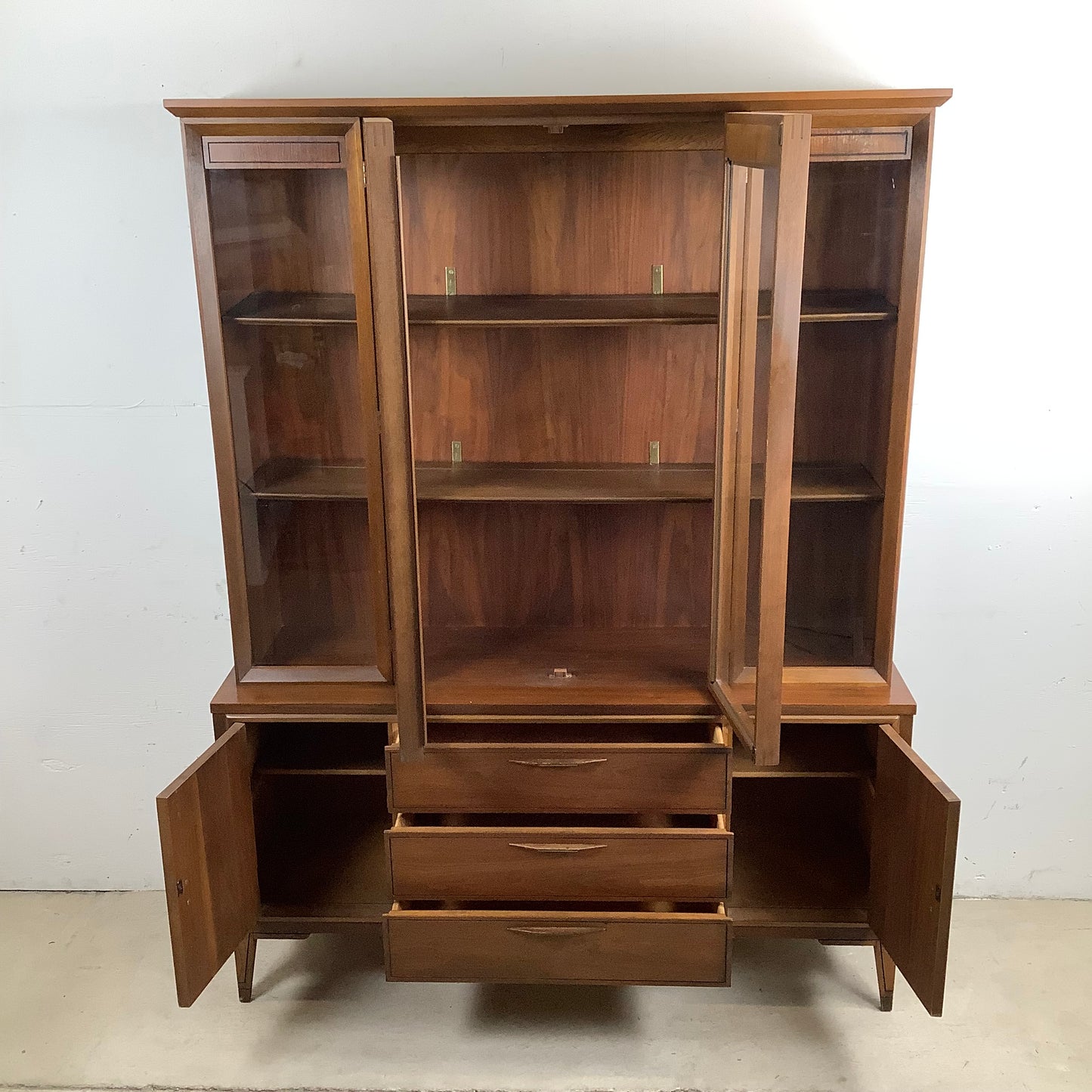 Mid-Century Modern Sideboard Display Cabinet