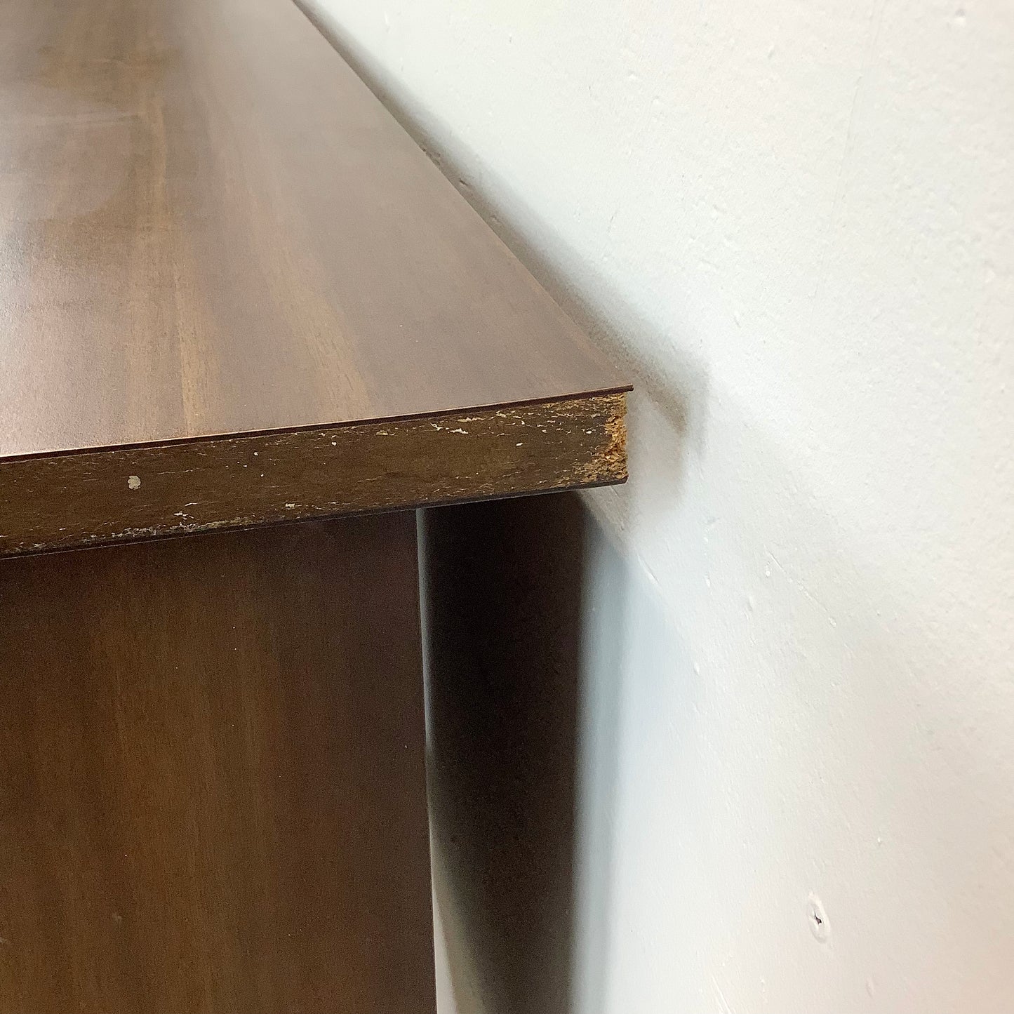 Mid-Century Six Drawer Writing Desk