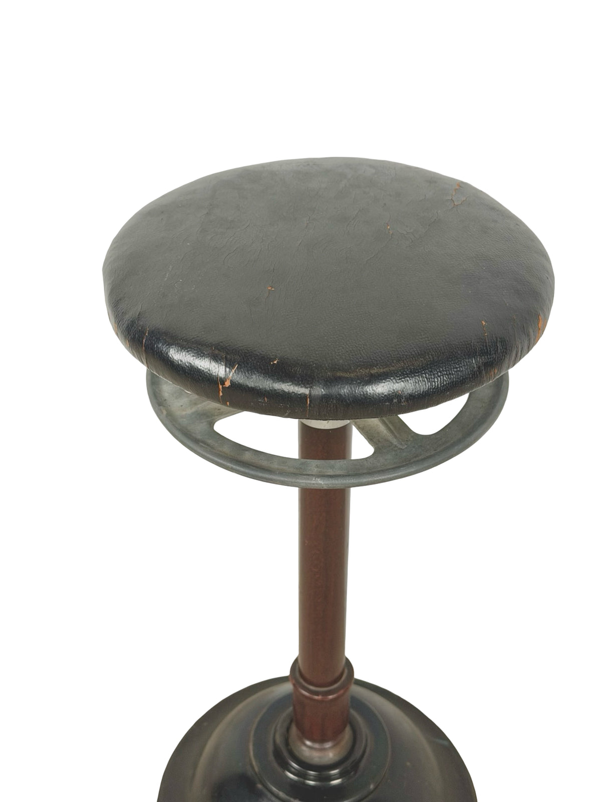 Antique Ritter Model C Adjustable Dental Operating Stool, 1930s Industrial