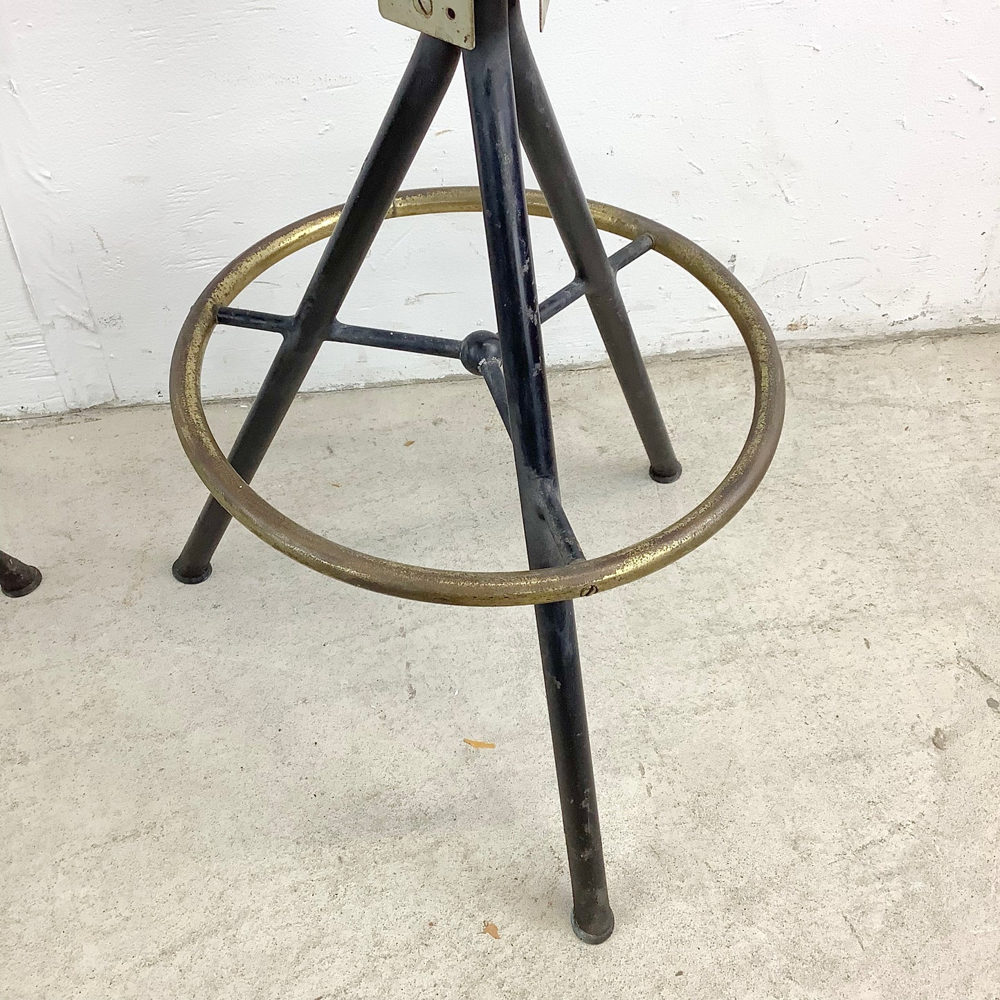 Pair Industrial Modern Barstools
