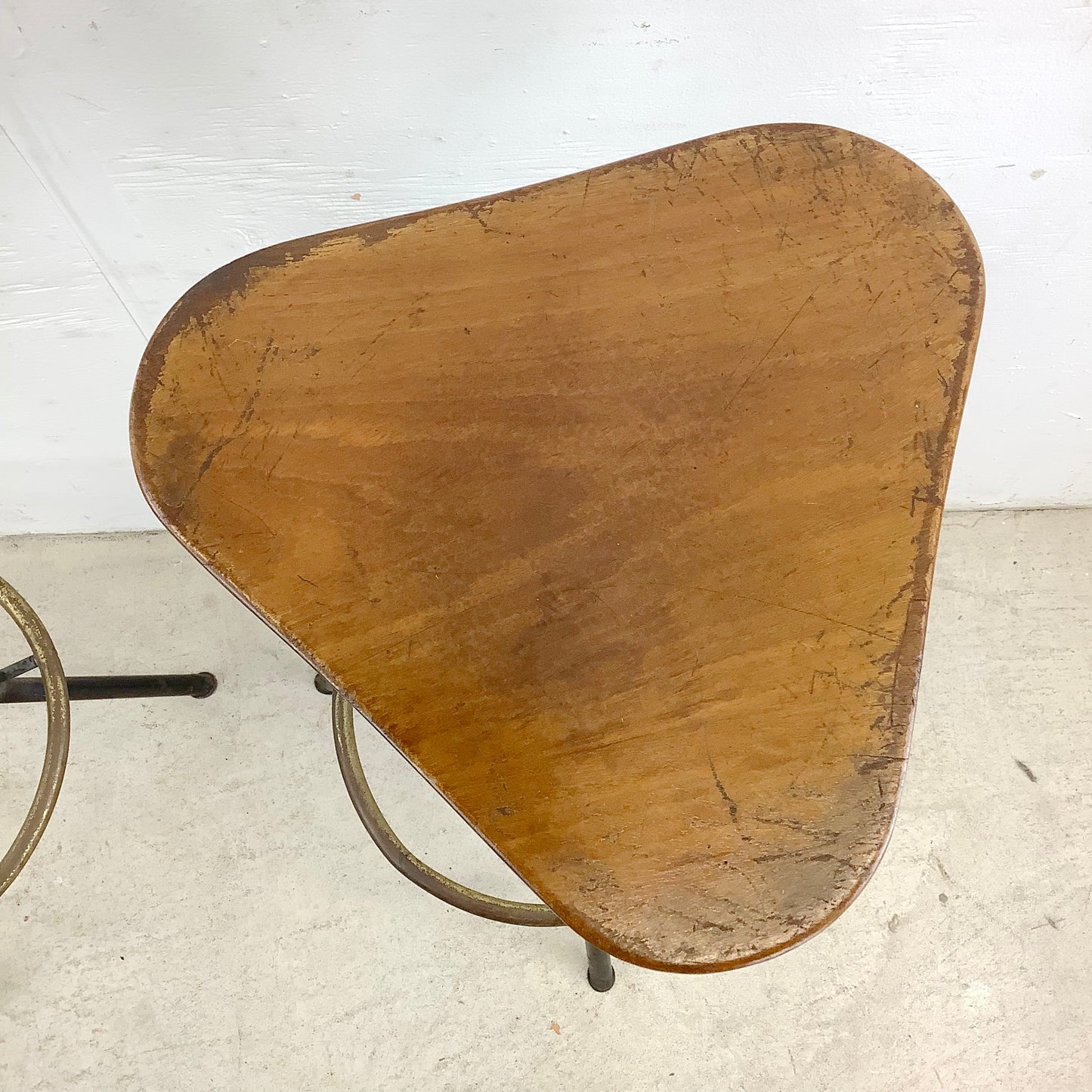 Pair Industrial Modern Barstools