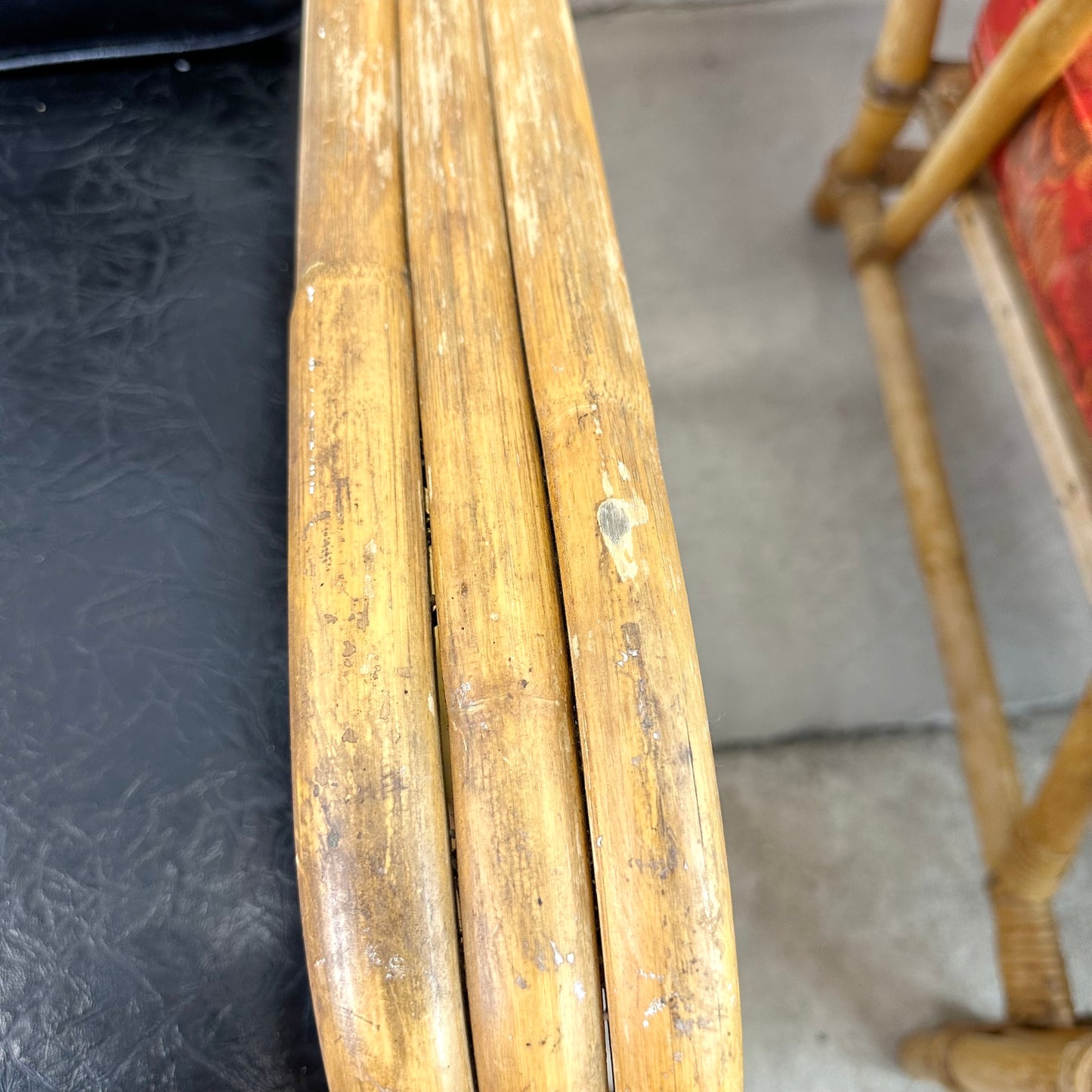 Vintage Bamboo Lounge Chairs- a Pair