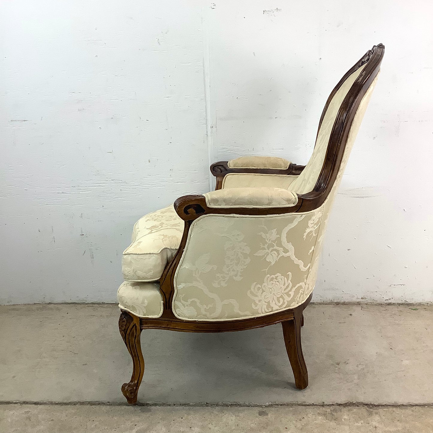 Vintage French Country Armchair by Bernhardt Furniture