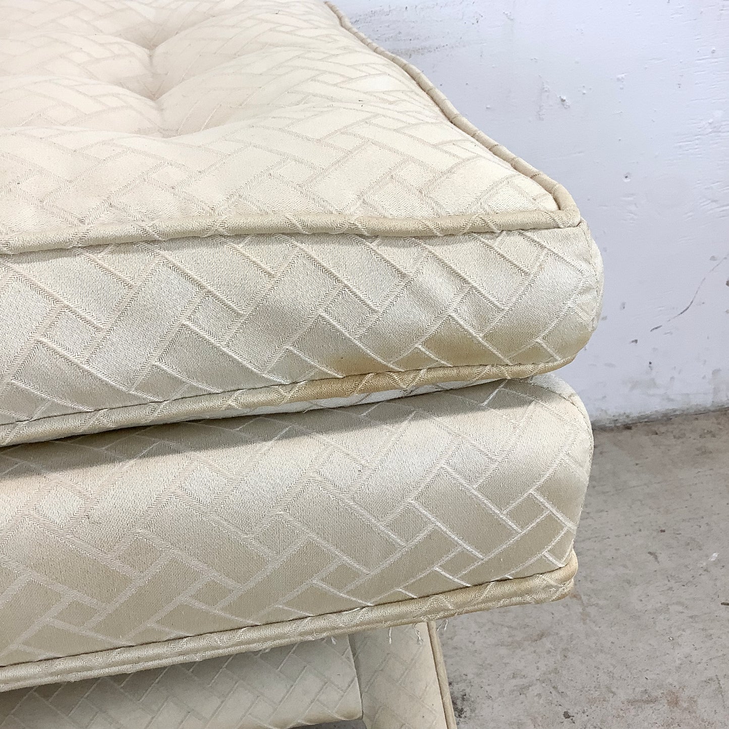 Pair Vintage X-Base Regency Benches
