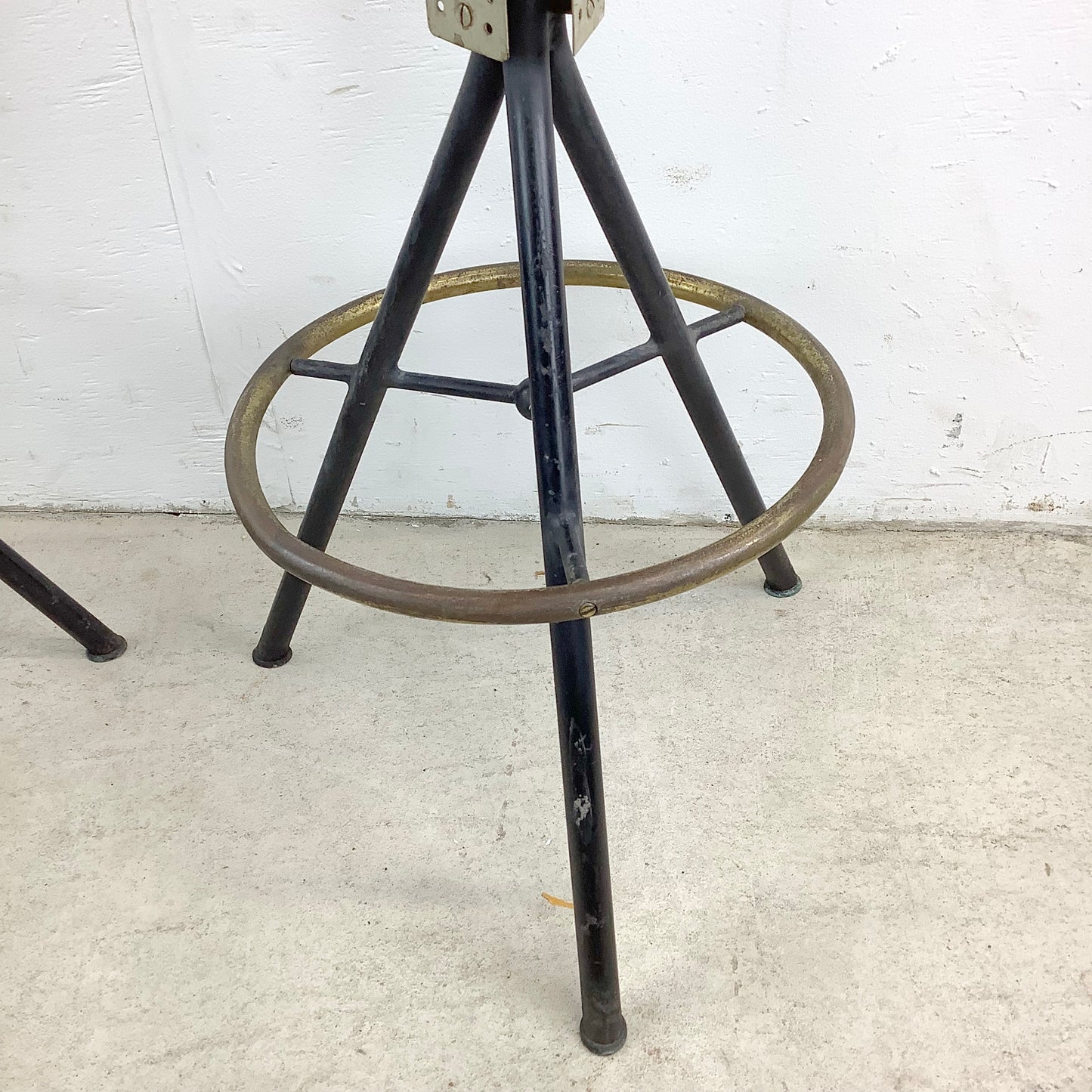 Pair Industrial Modern Barstools