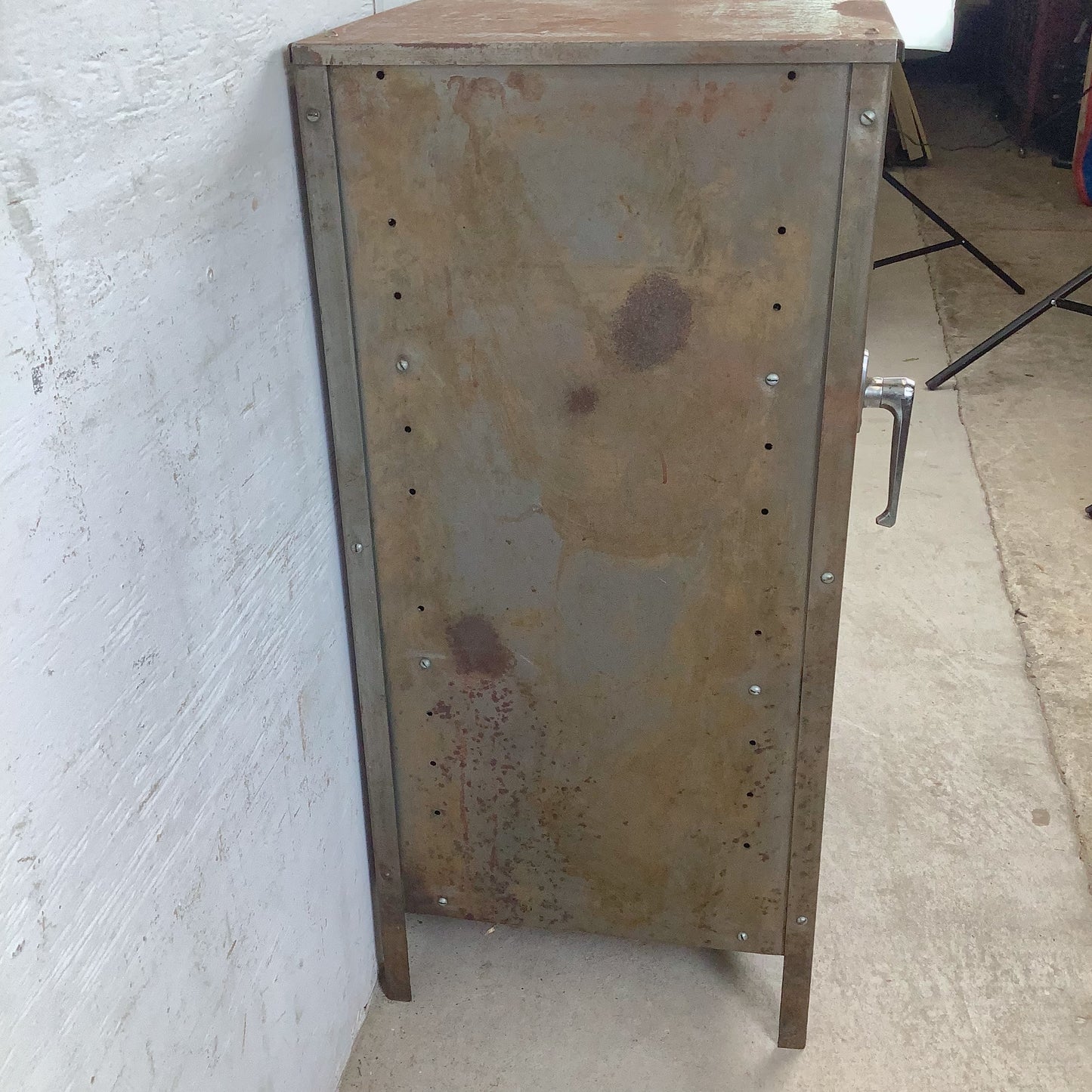 Industrial Modern Metal Shelving Cabinet