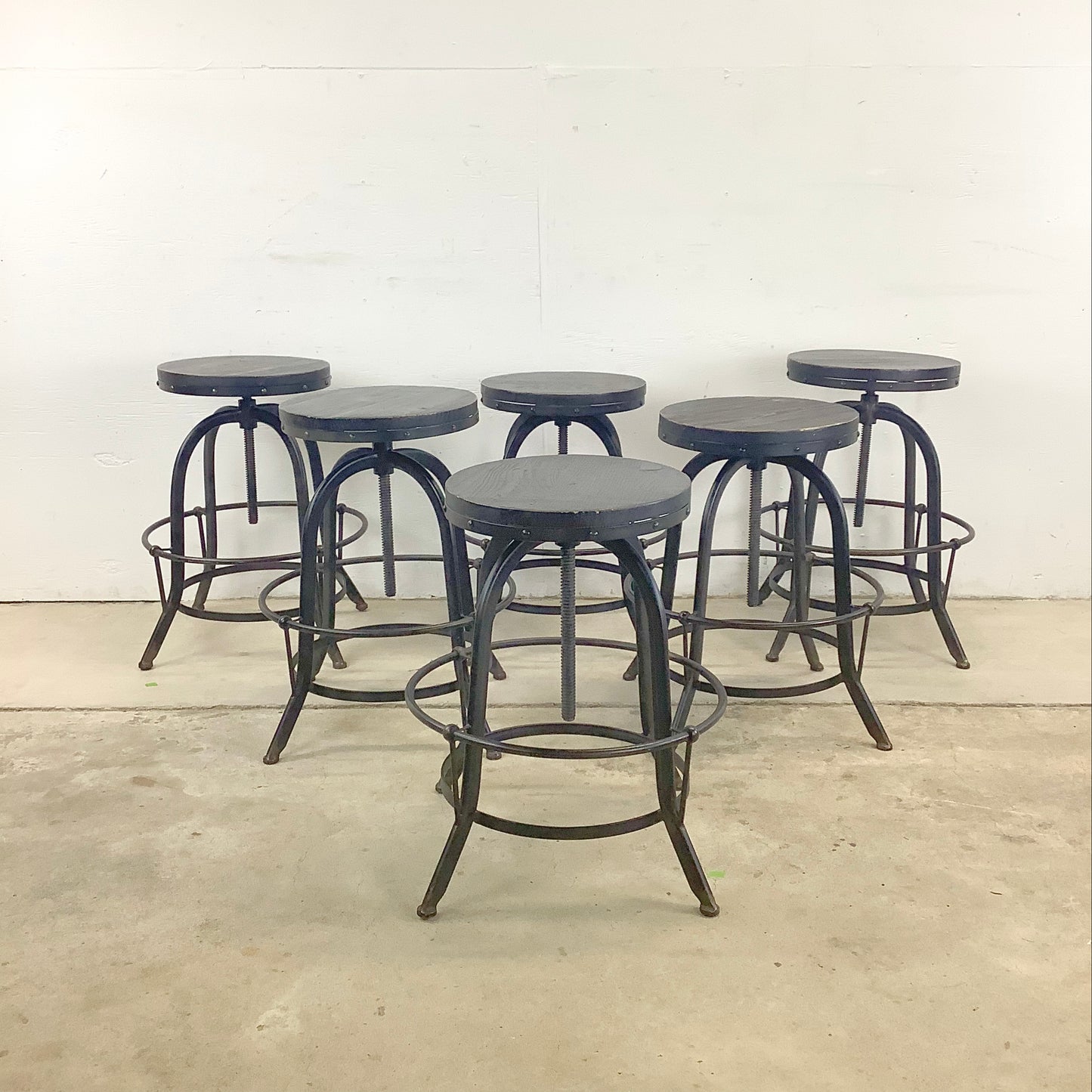 Modern Swivel Counter Stools- set of SIX