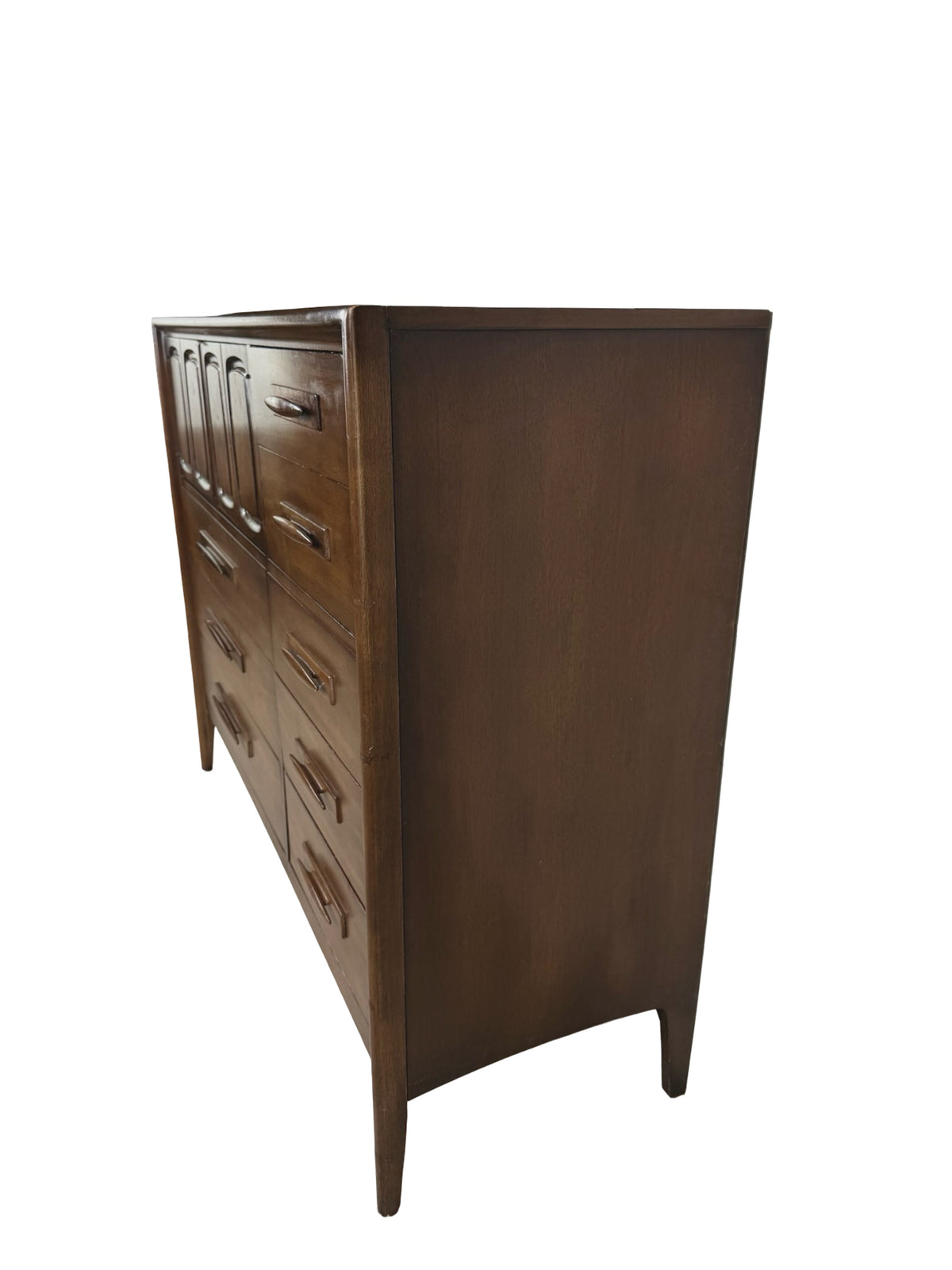 Broyhill Emphasis Mid-Century Modern Gentleman’s Chest — Eight-Drawer Dresser