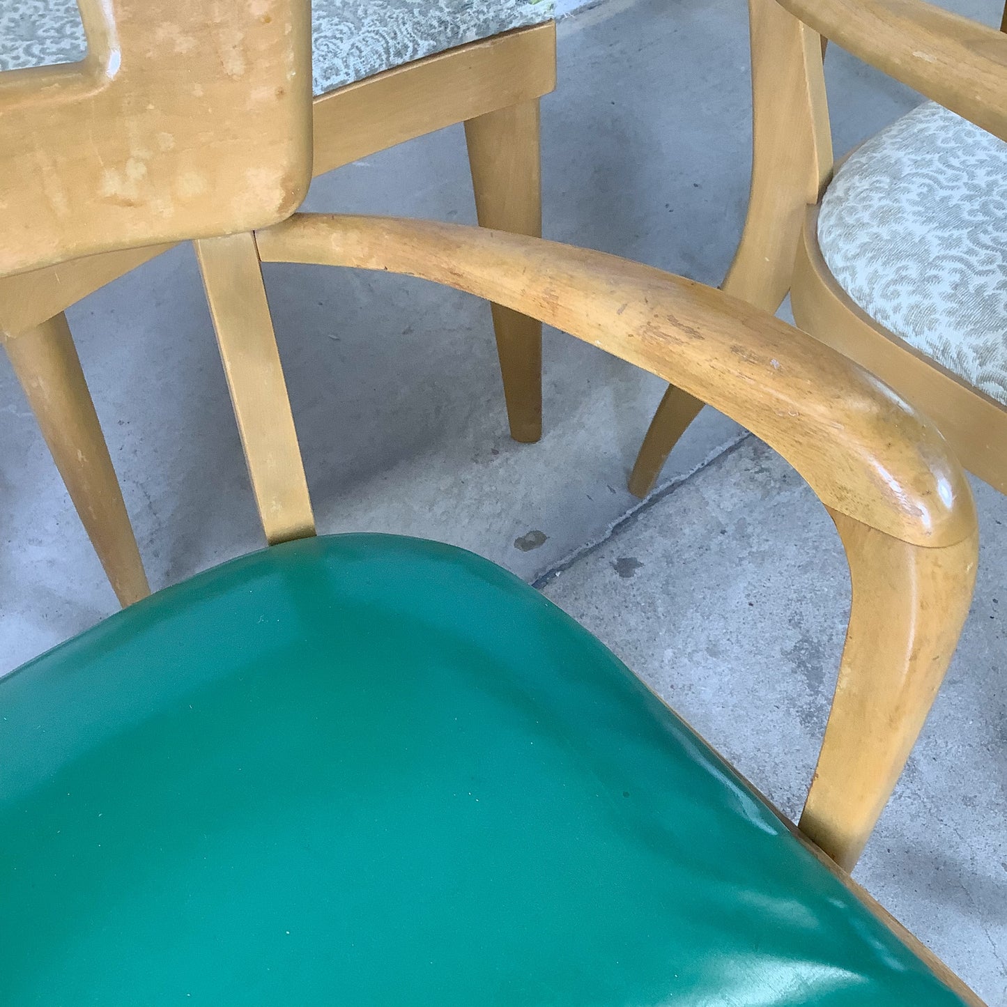 Heywood-Wakefield M 154 "Dog Bone" Dining Chairs — A Set of Six