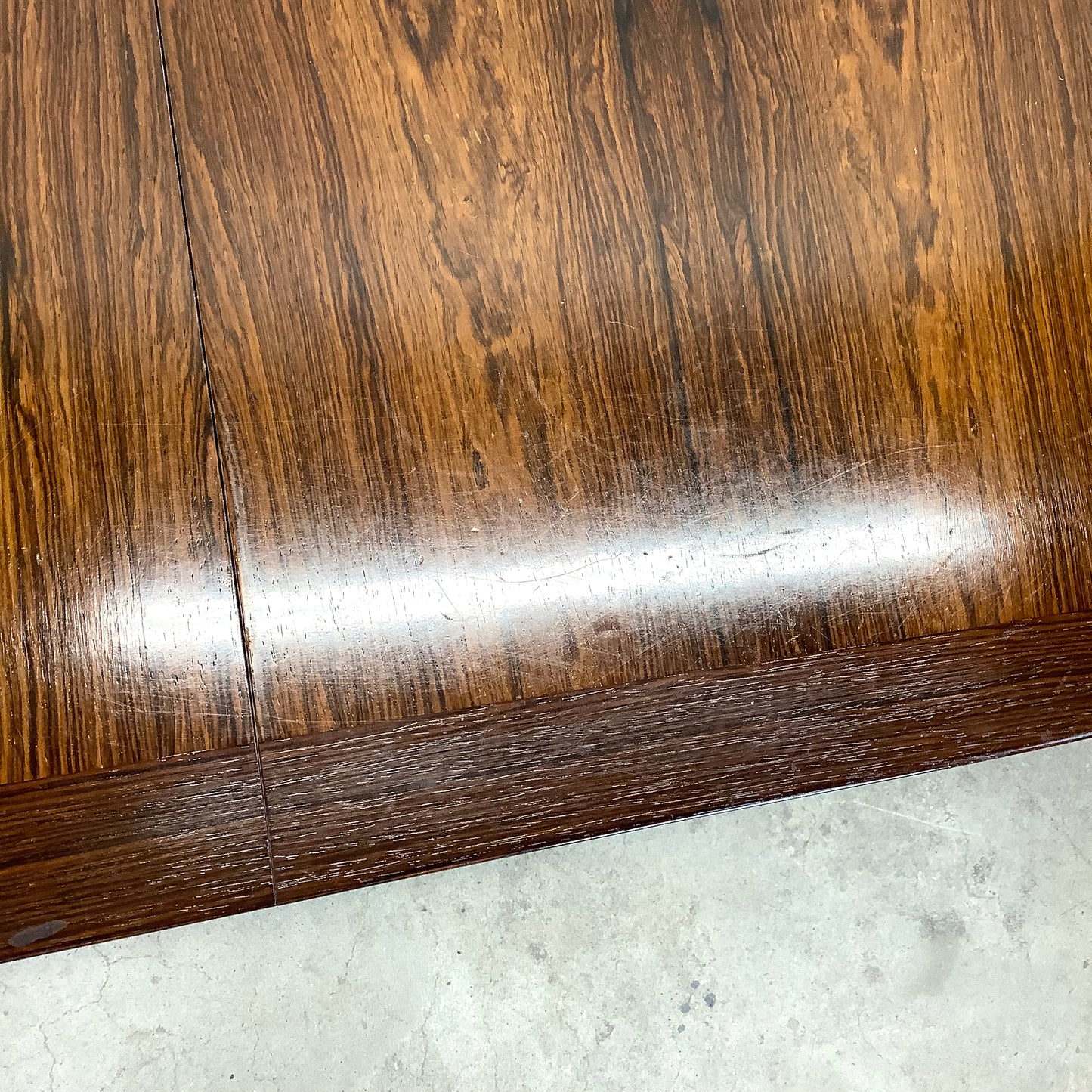 Scandinavian Modern Rosewood Dining Table