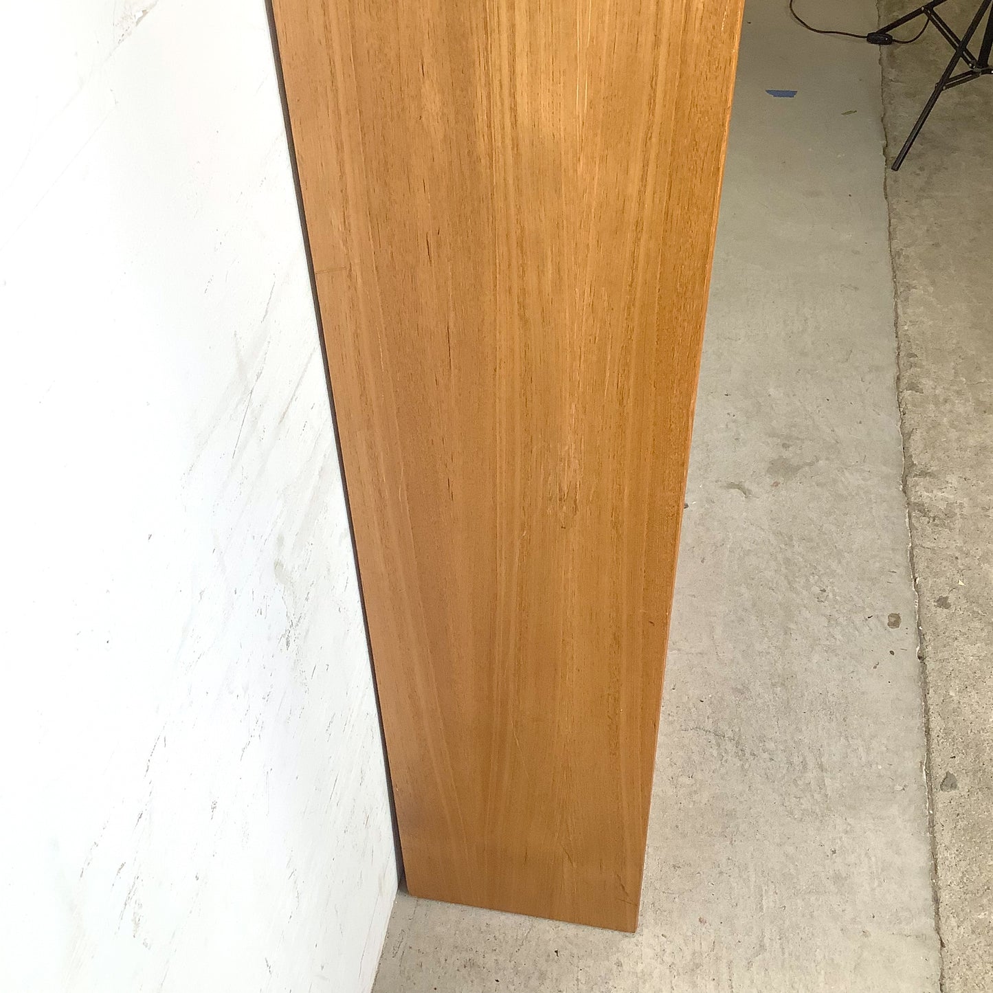 Vintage Scandinavian Modern Teak Open Bookcase