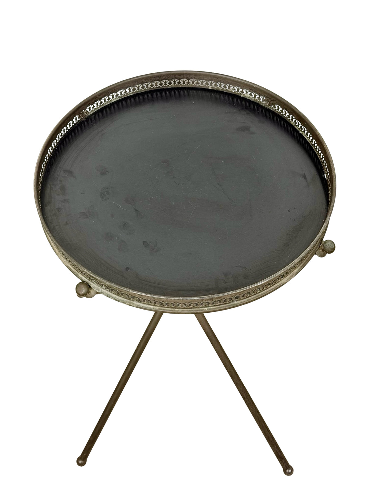 Vintage Italian Style Folding Guéridon Cocktail Tray Table