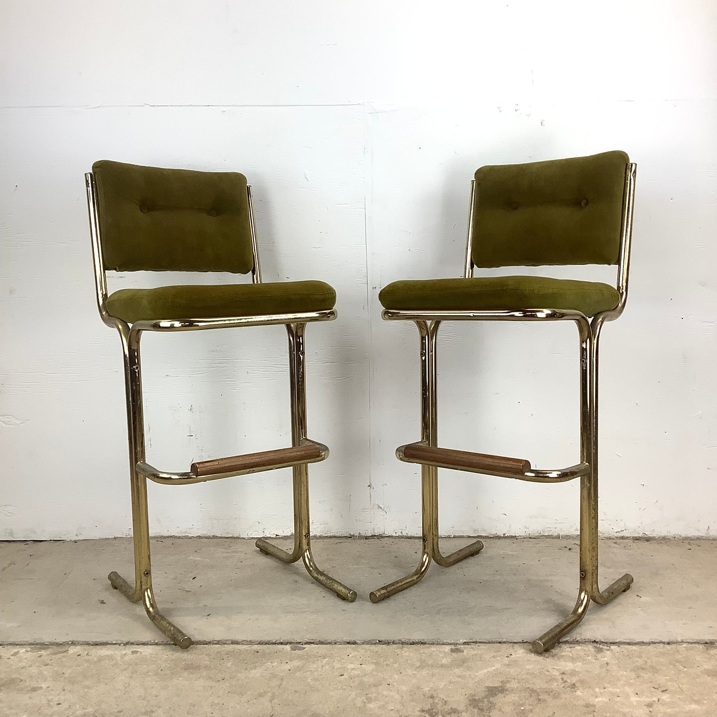 Vintage Modern Chromcraft Barstools-set of 5