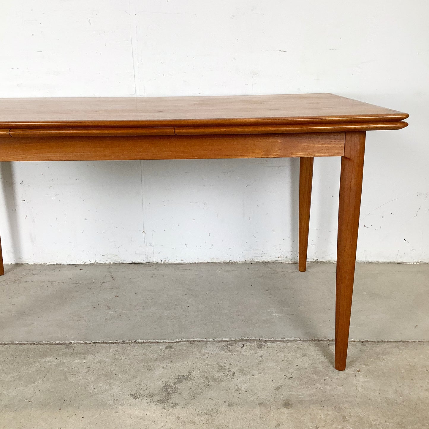 Mid-Century Danish Teak Dining Table with Draw Leaves by Skovmand & Andersen for Moreddi