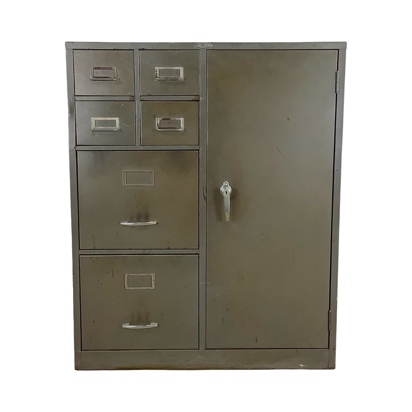 Vintage Industrial Filing Cabinet by Cole