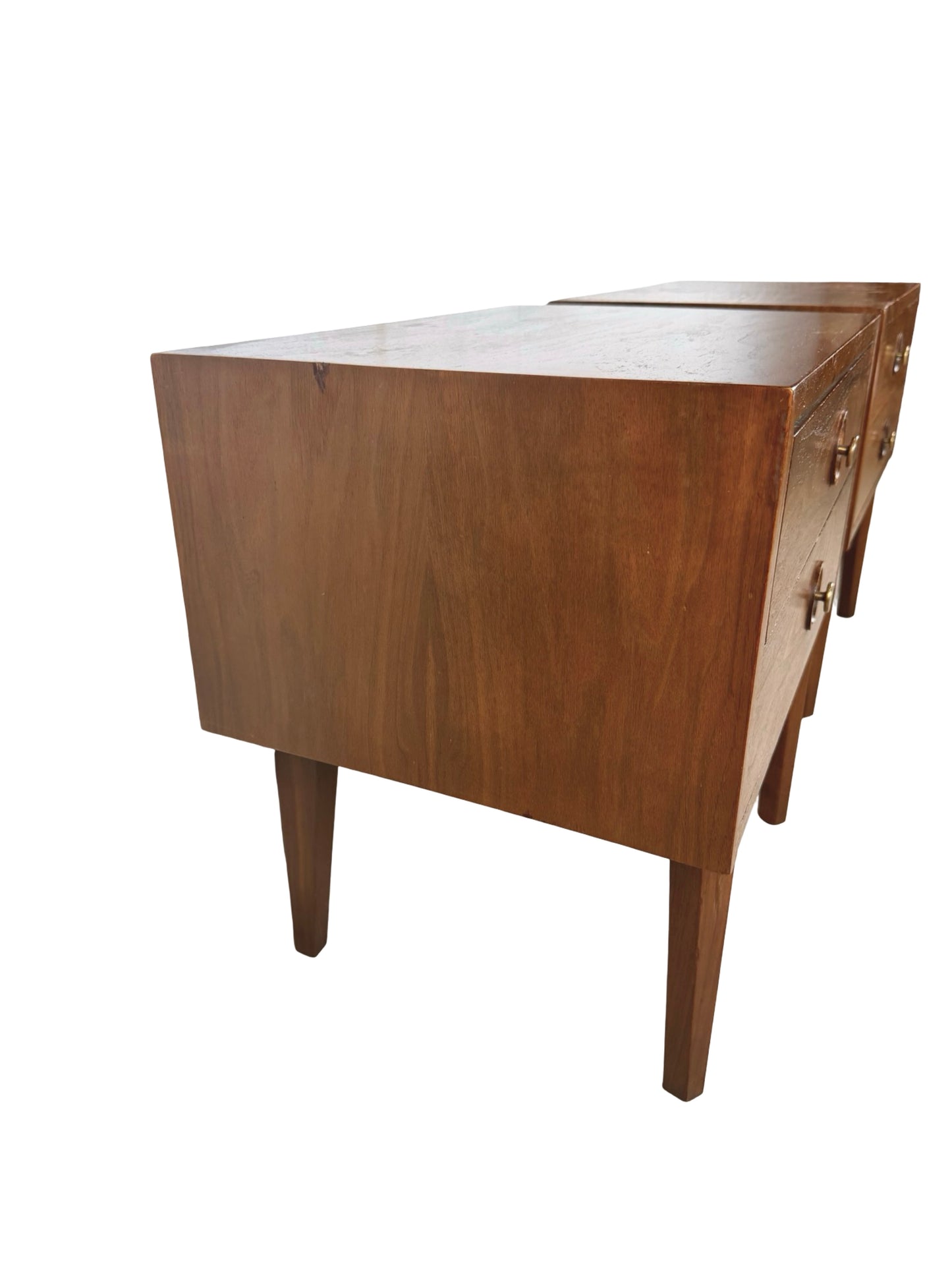 American of Martinsville Mid-Century Two-Drawer Nightstands – Pair