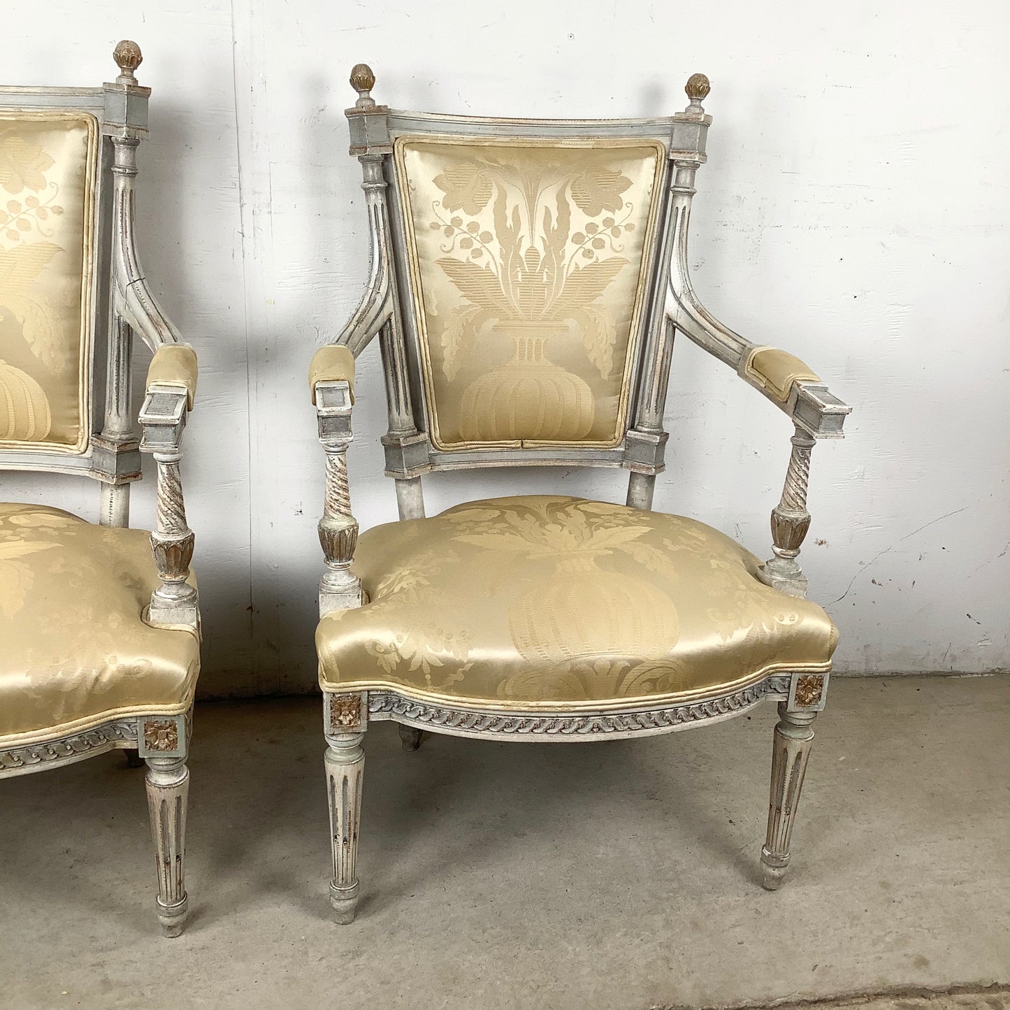 Neoclassical Armchairs in the Louis XVI Tradition