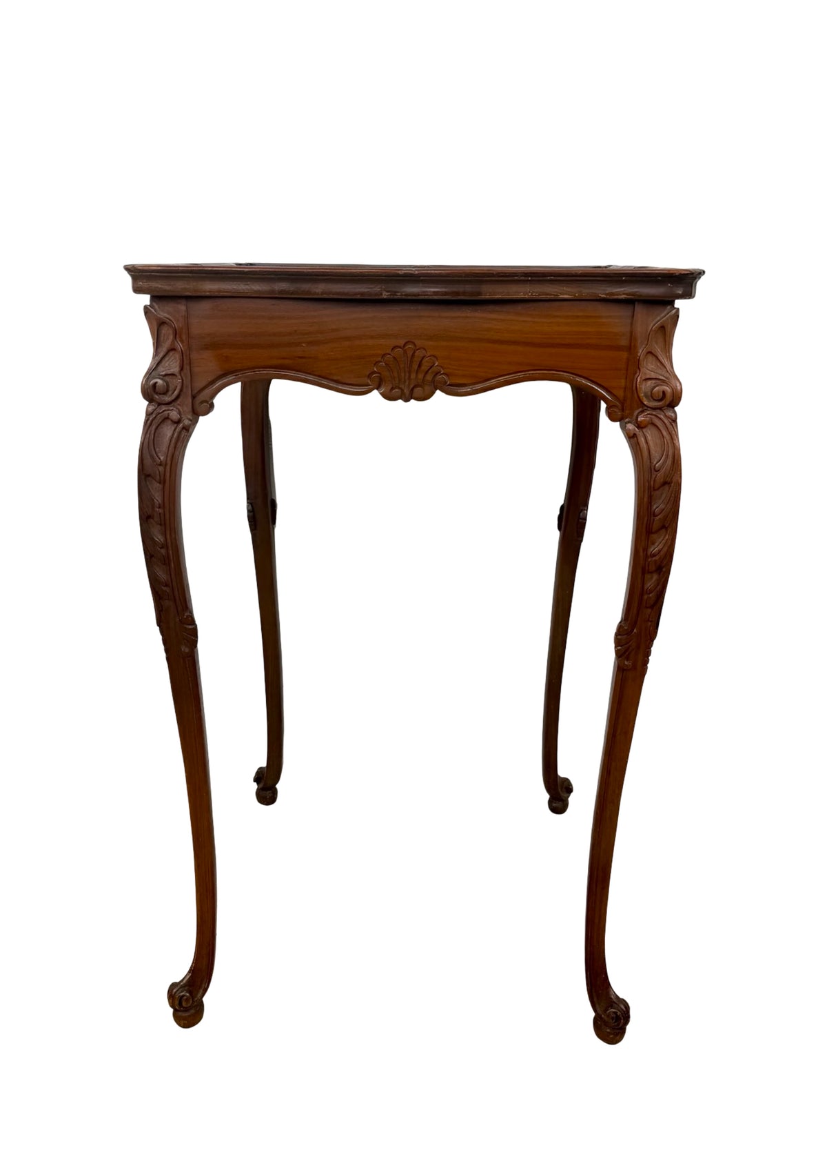 Vintage French Provincial Tall Square Occasional Table