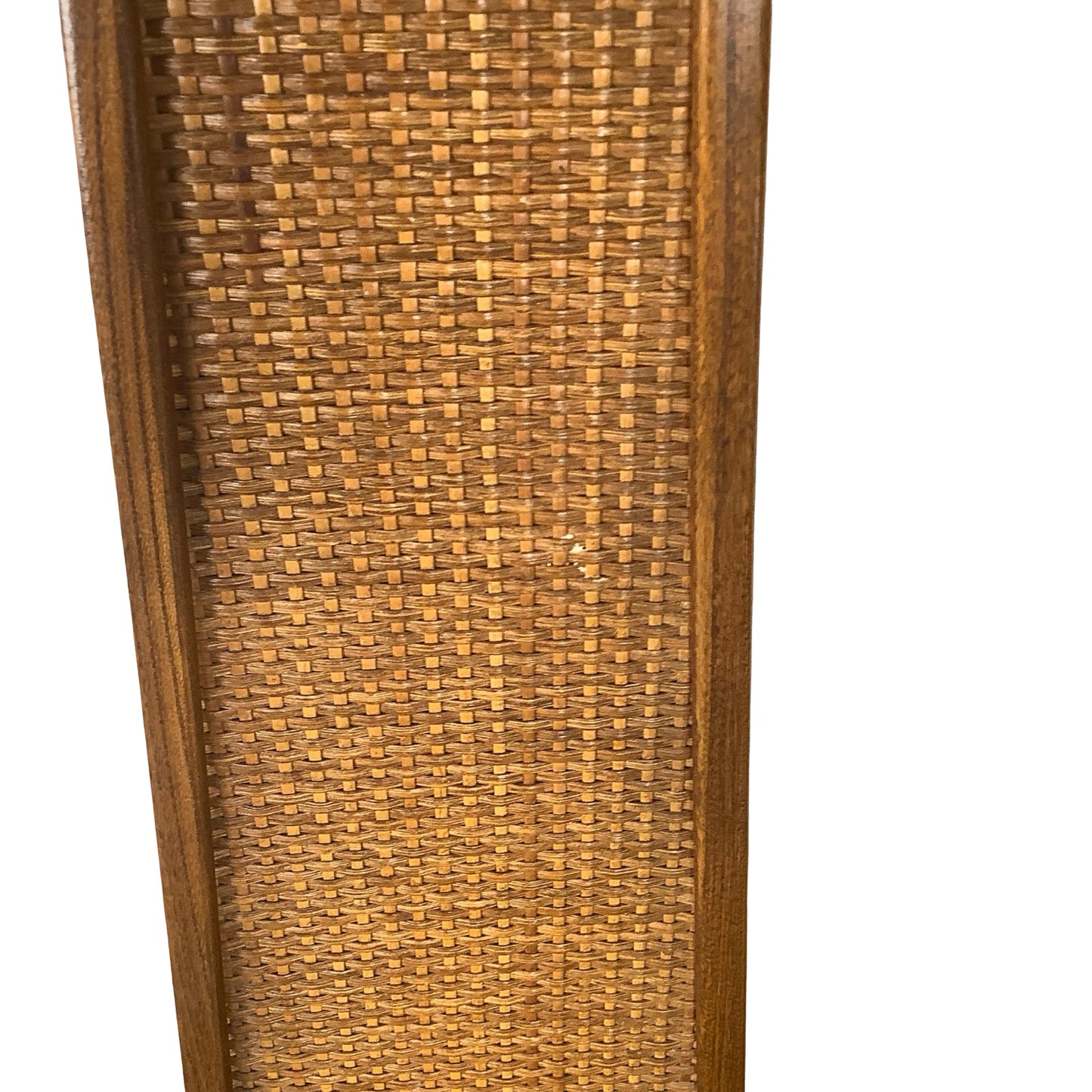 Vintage Mid-Century Modern Walnut & Cane Dining Chairs - Set of 6