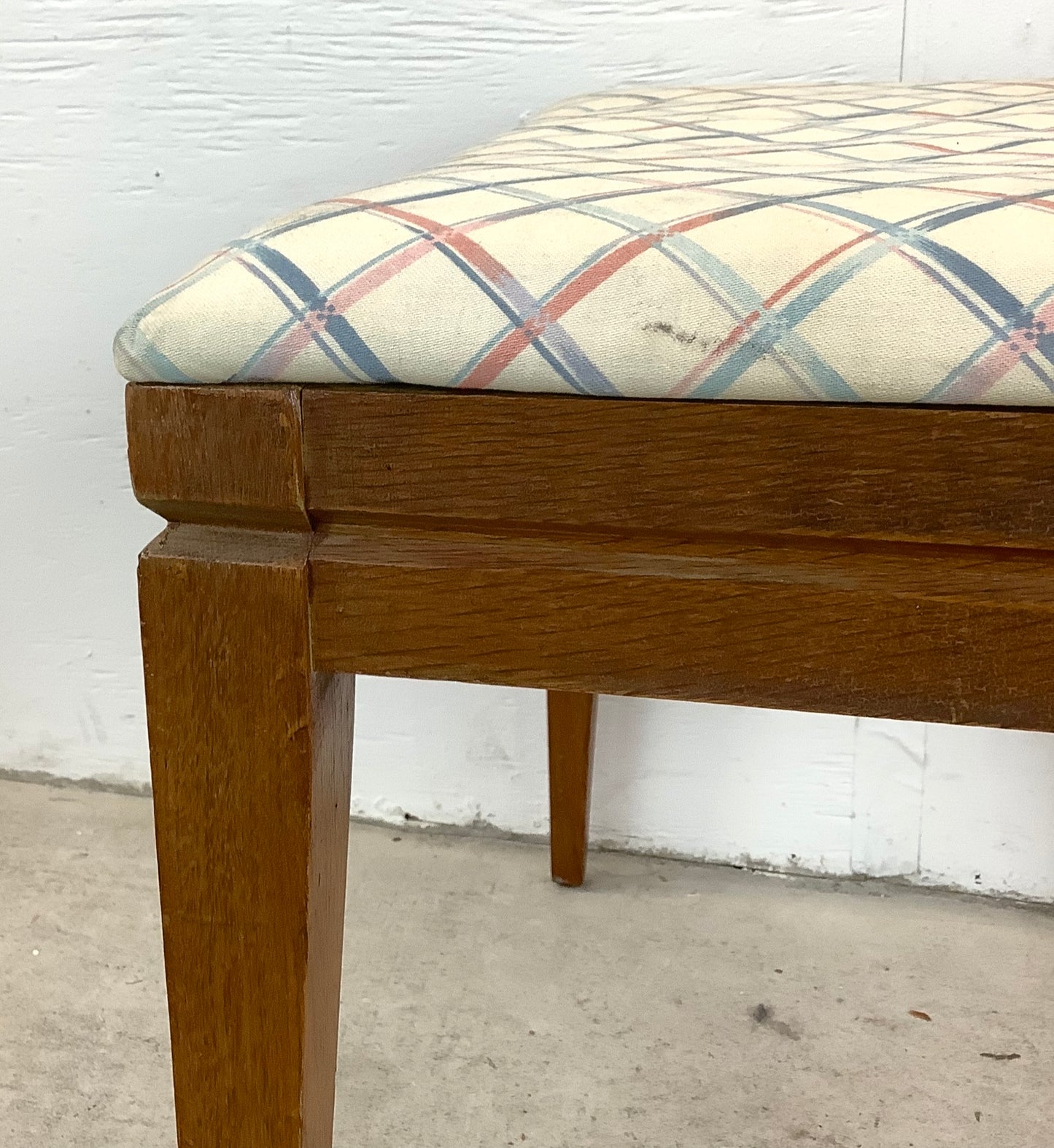 Mid-Century Vanity Stool or Piano Bench