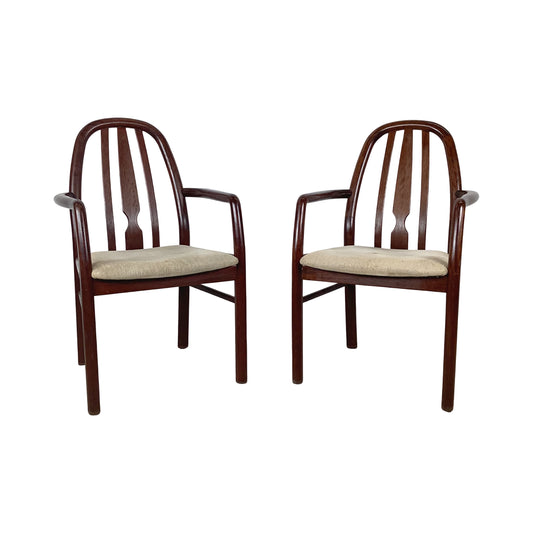 Pair of Danish Modern Rosewood Armchairs | Made in Denmark | Danish Furniture Guild