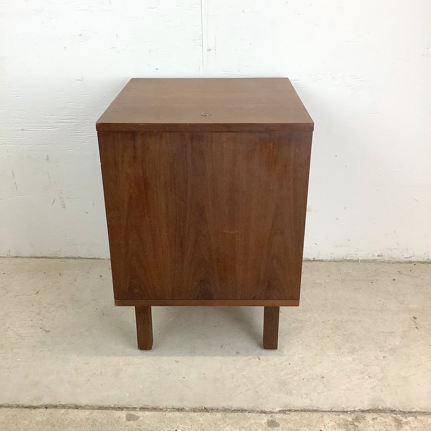 Mid-Century Teak Record Cabinet or Bedside Table