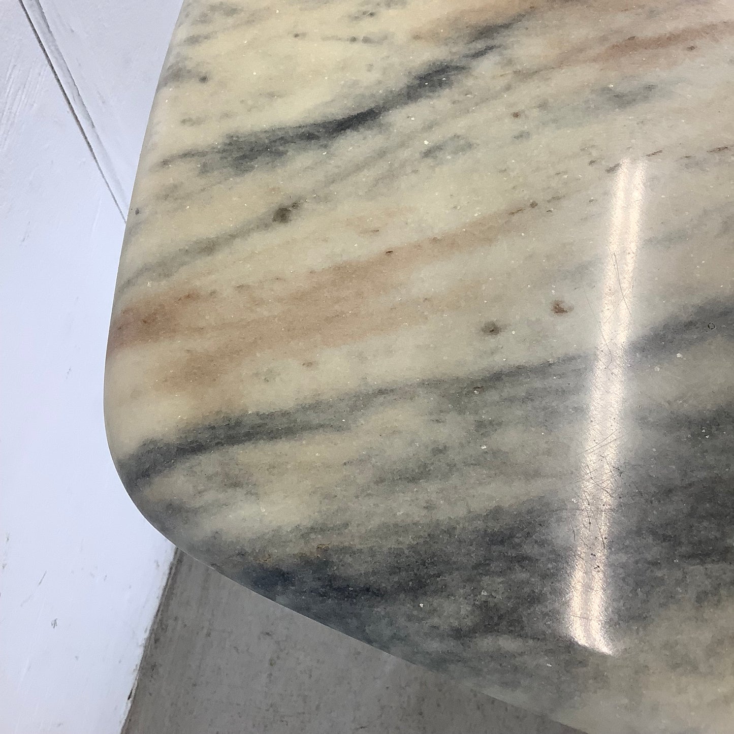 Vintage Modern Marble End Table