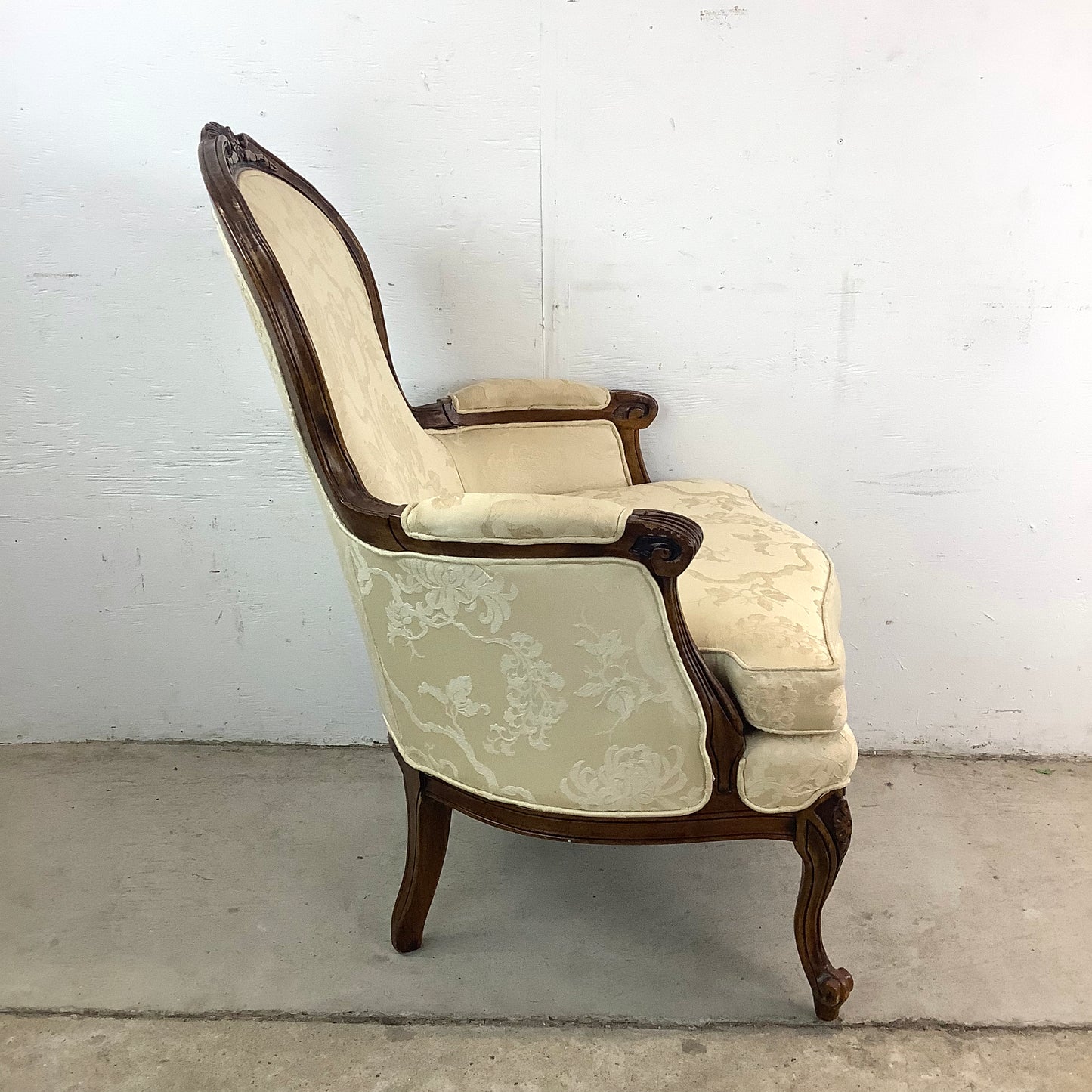Vintage French Country Armchair by Bernhardt Furniture