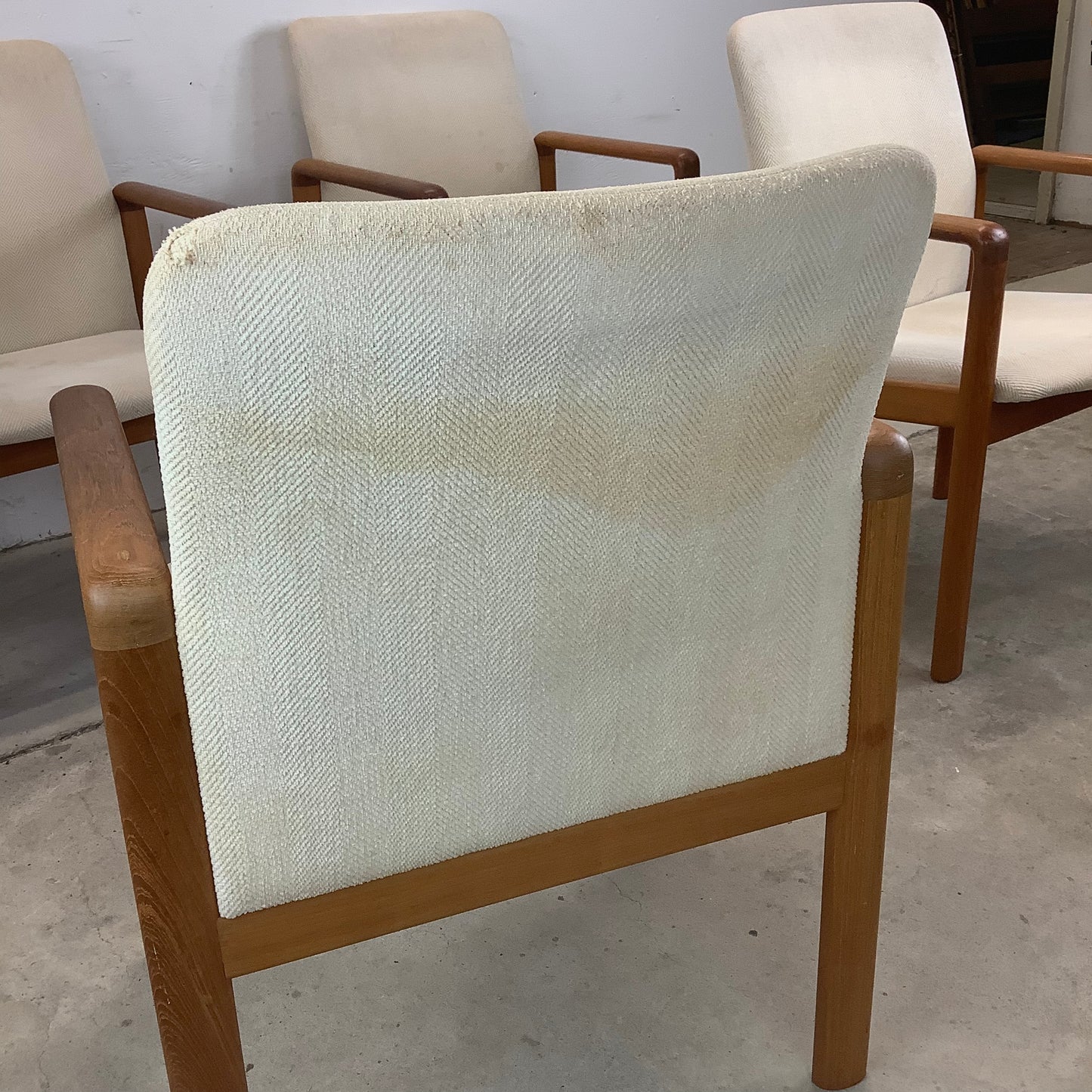 Scandinavian Modern Teak Armchairs by Jesper- set of 8